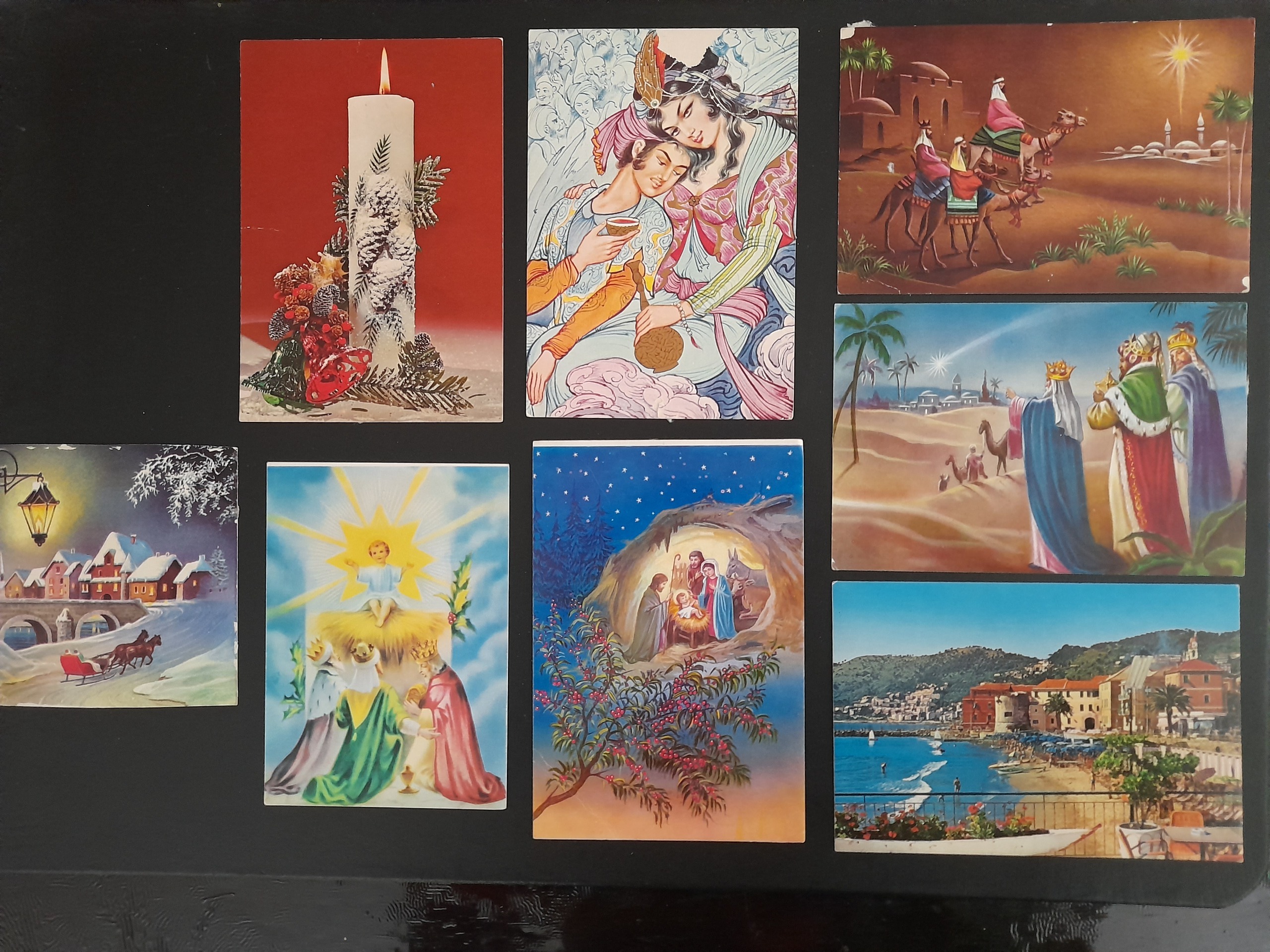 8 کارت پستال قدیمی (توضیحات دارد)