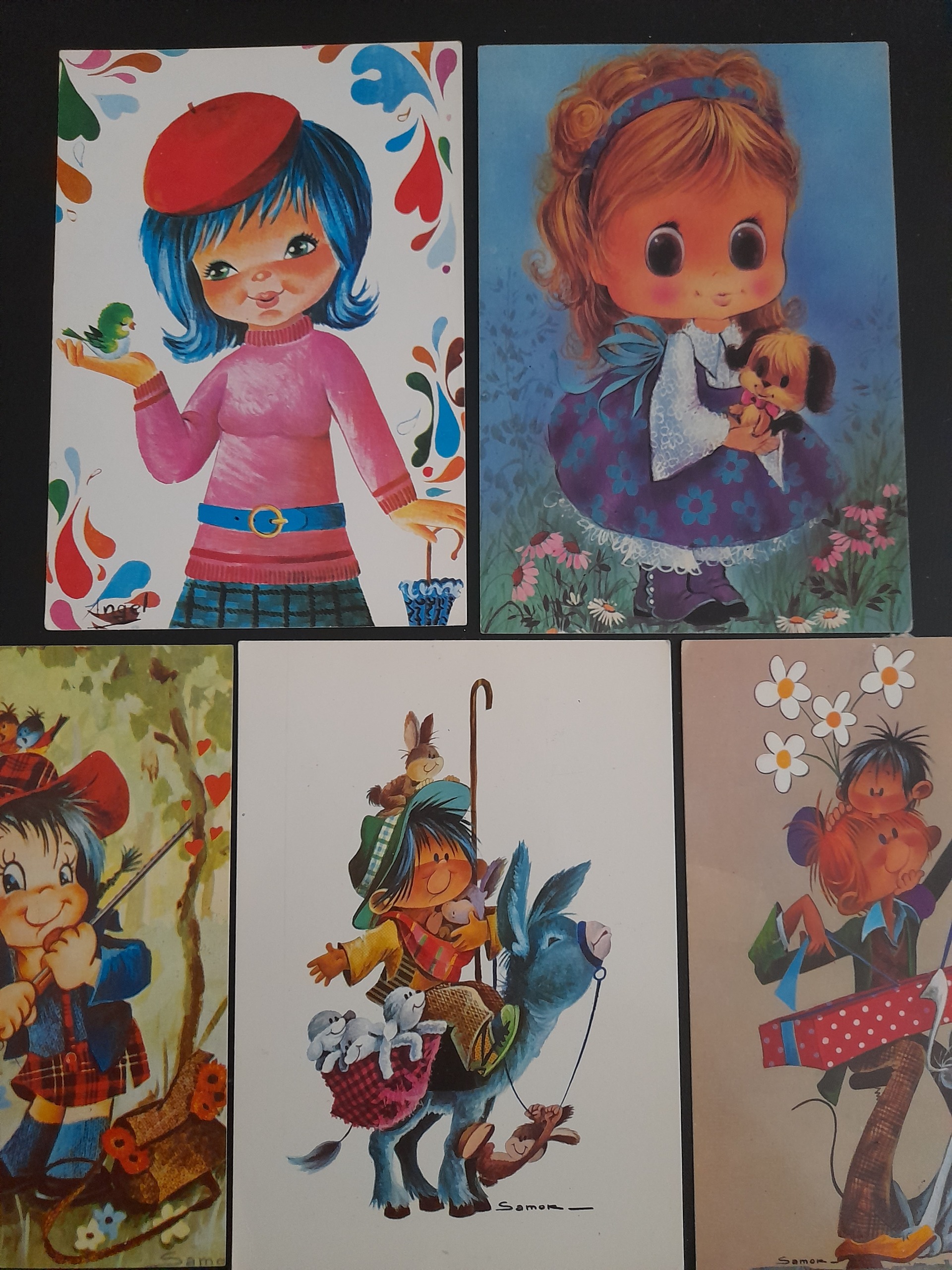 5 کارت پستال قدیمی (توضیحات دارد)