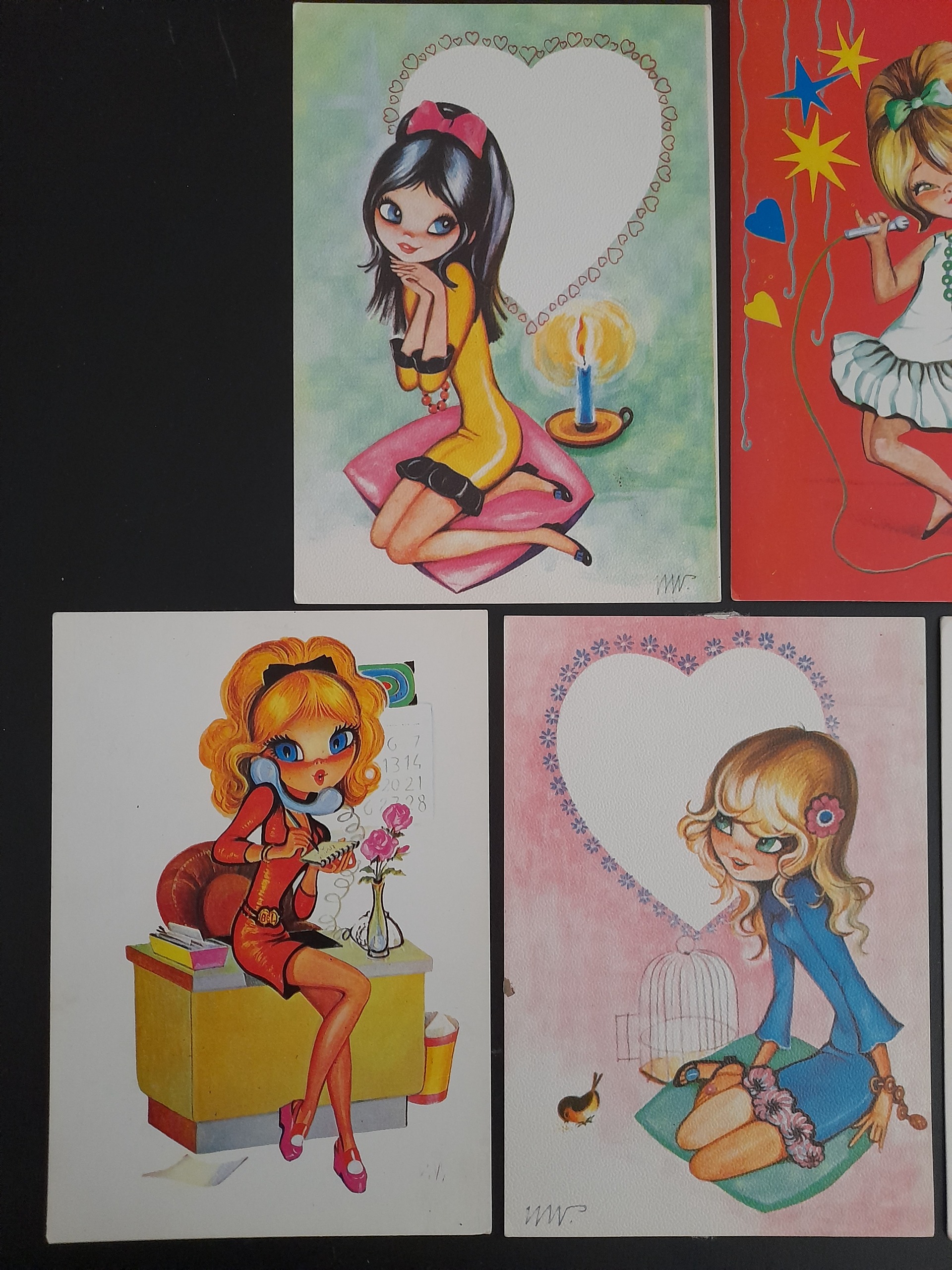 5 کارت پستال قدیمی (توضیحات دارد)