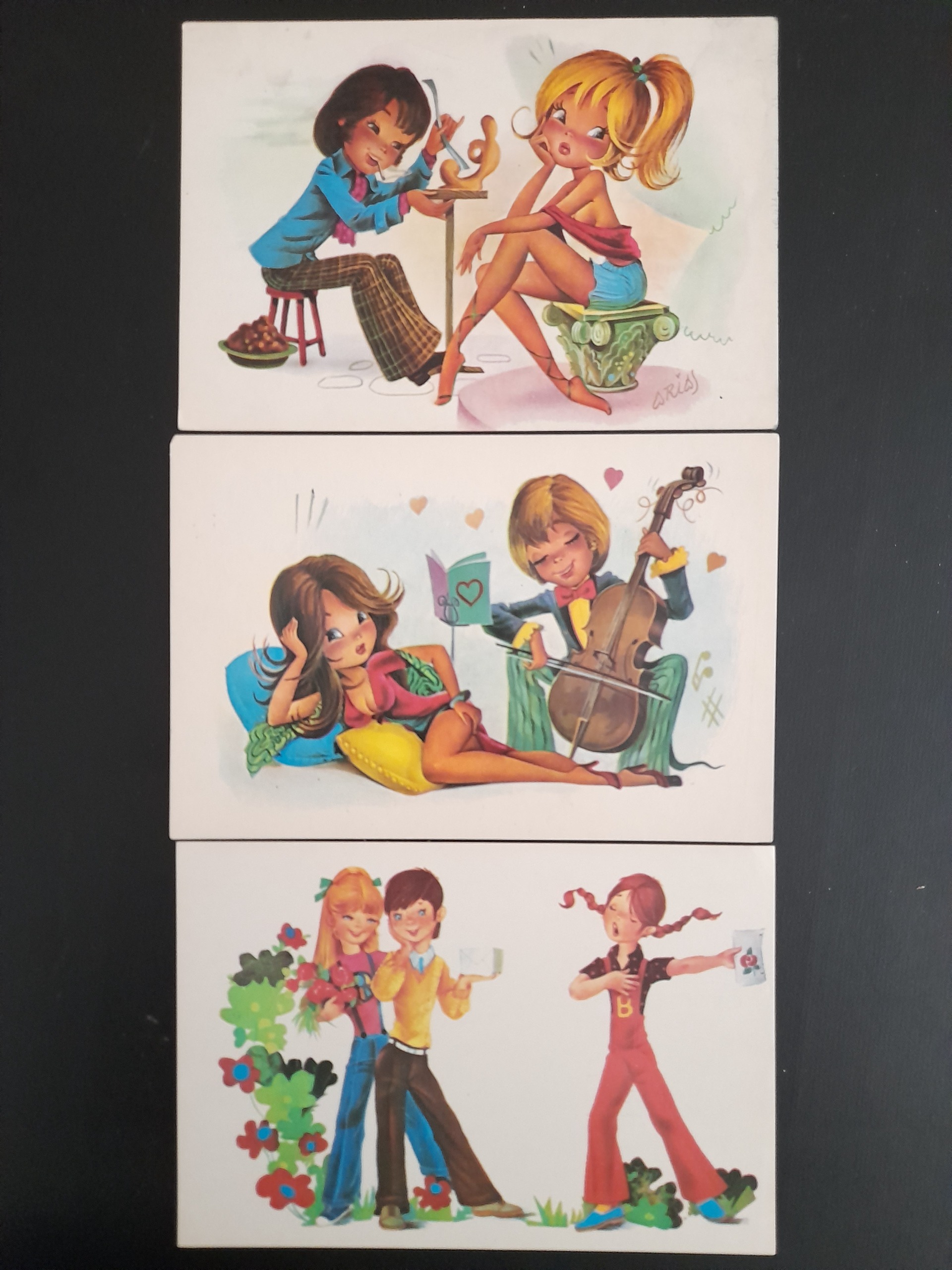 3 کارت پستال قدیمی (توضیحات دارد)