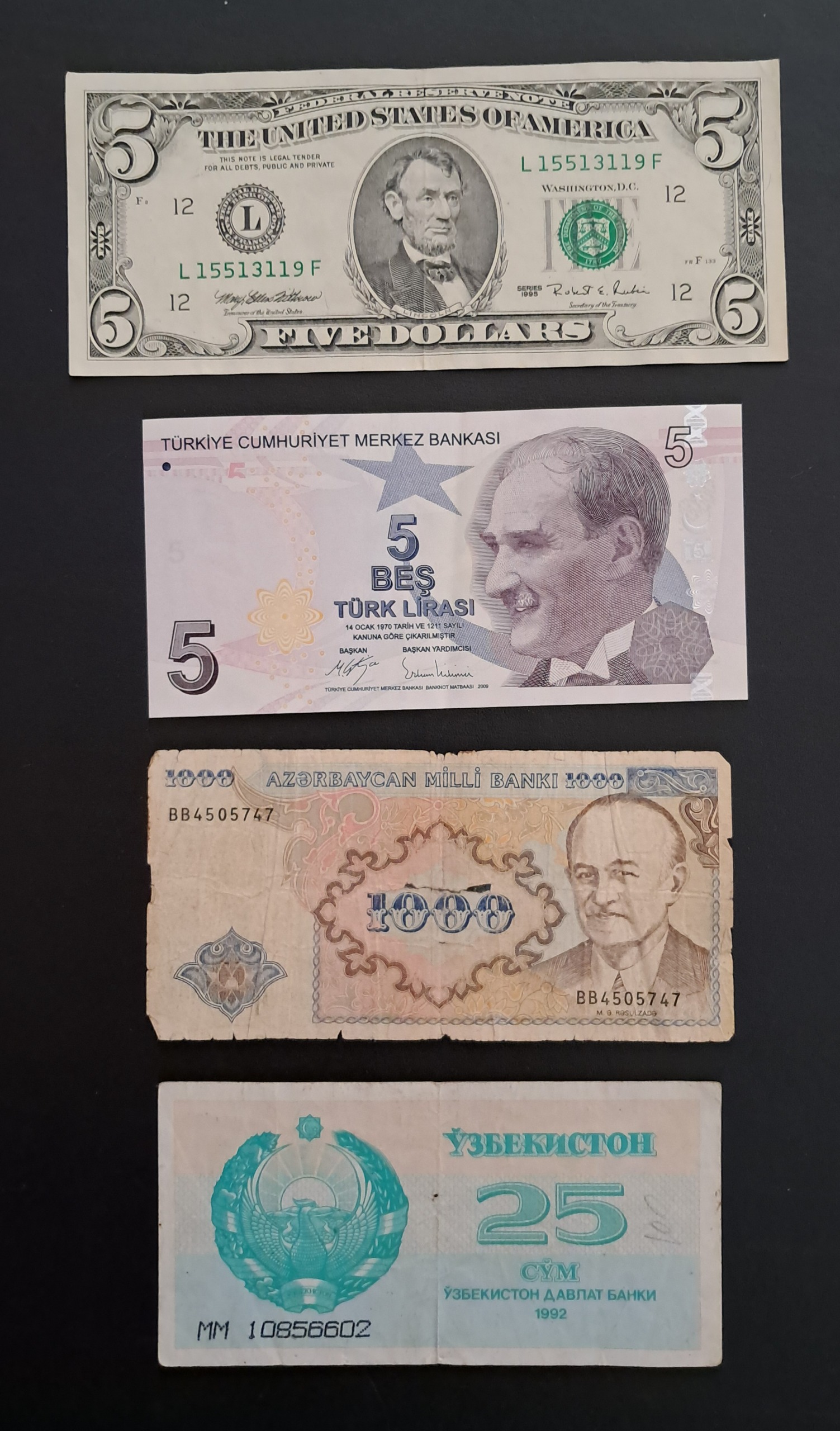 40 اسکناس خارجی