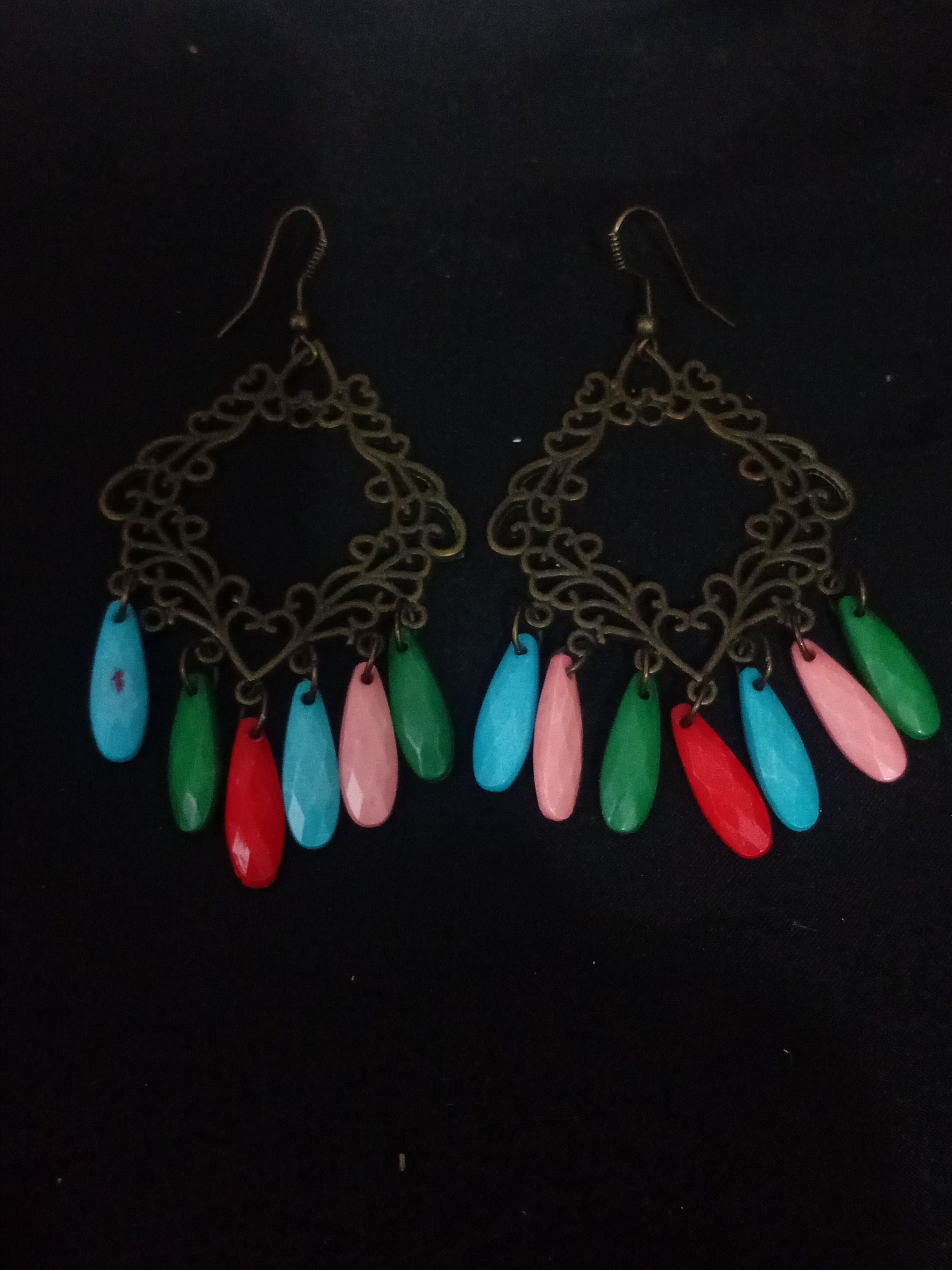 گوشواره طرح قدیم و سنجاق