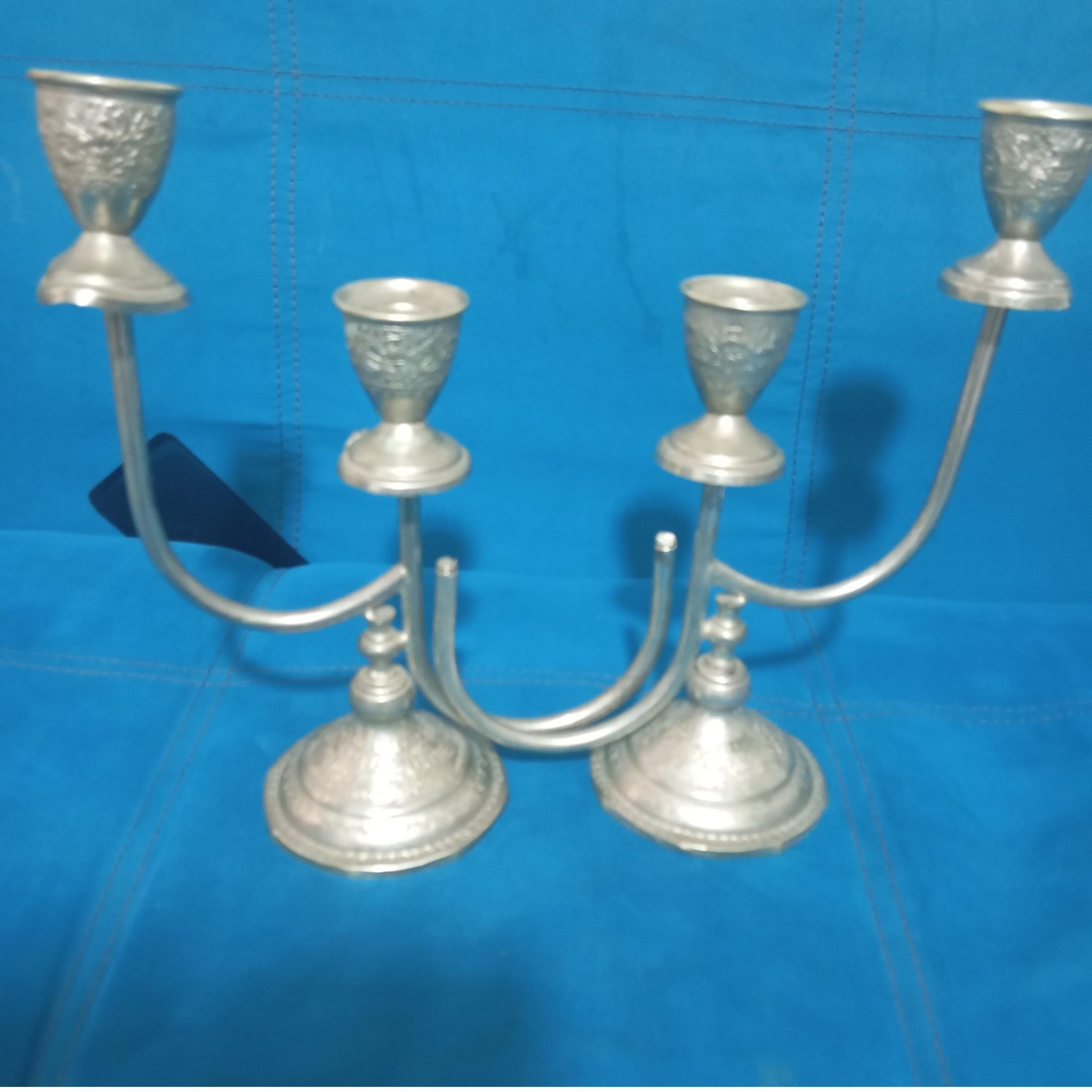 شمدانی ابکاری نقره قلمکاری