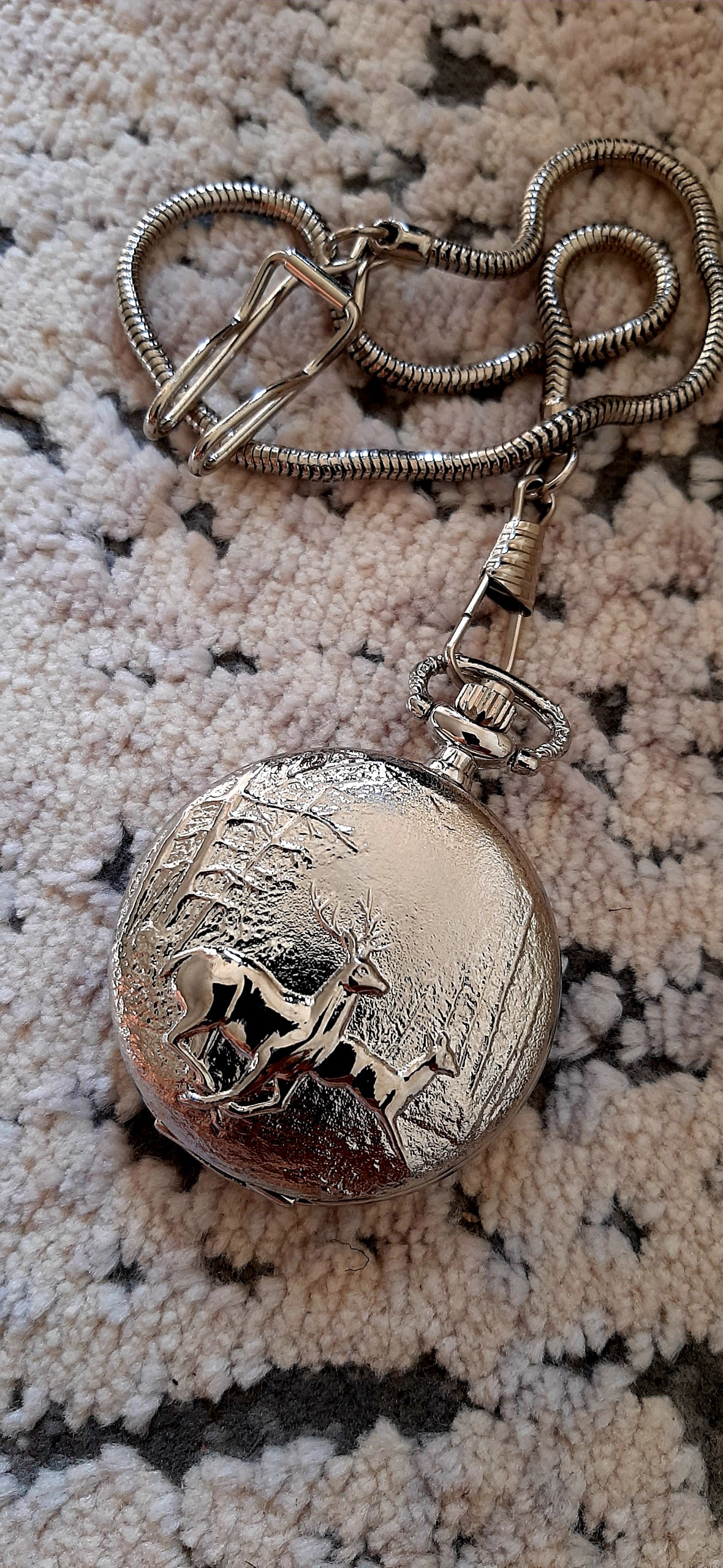 ساعت جیبی طرح گوزن