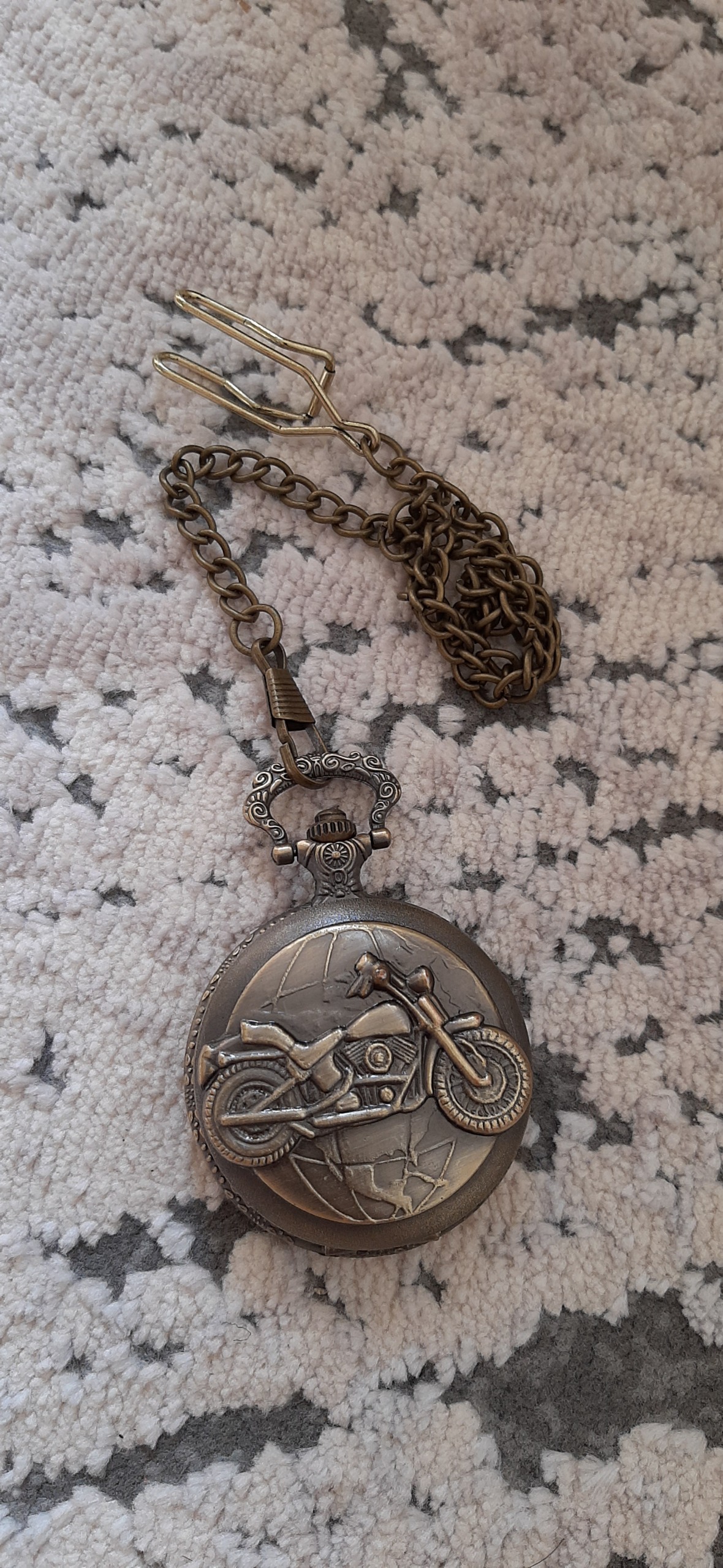 ساعت جیبی کوارتز طرح موتور