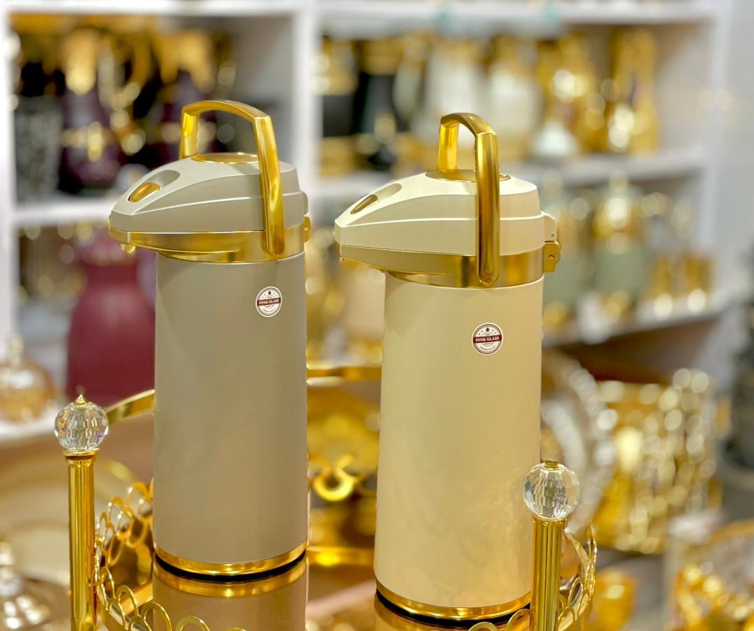 فلاسک چای مدل پمپی