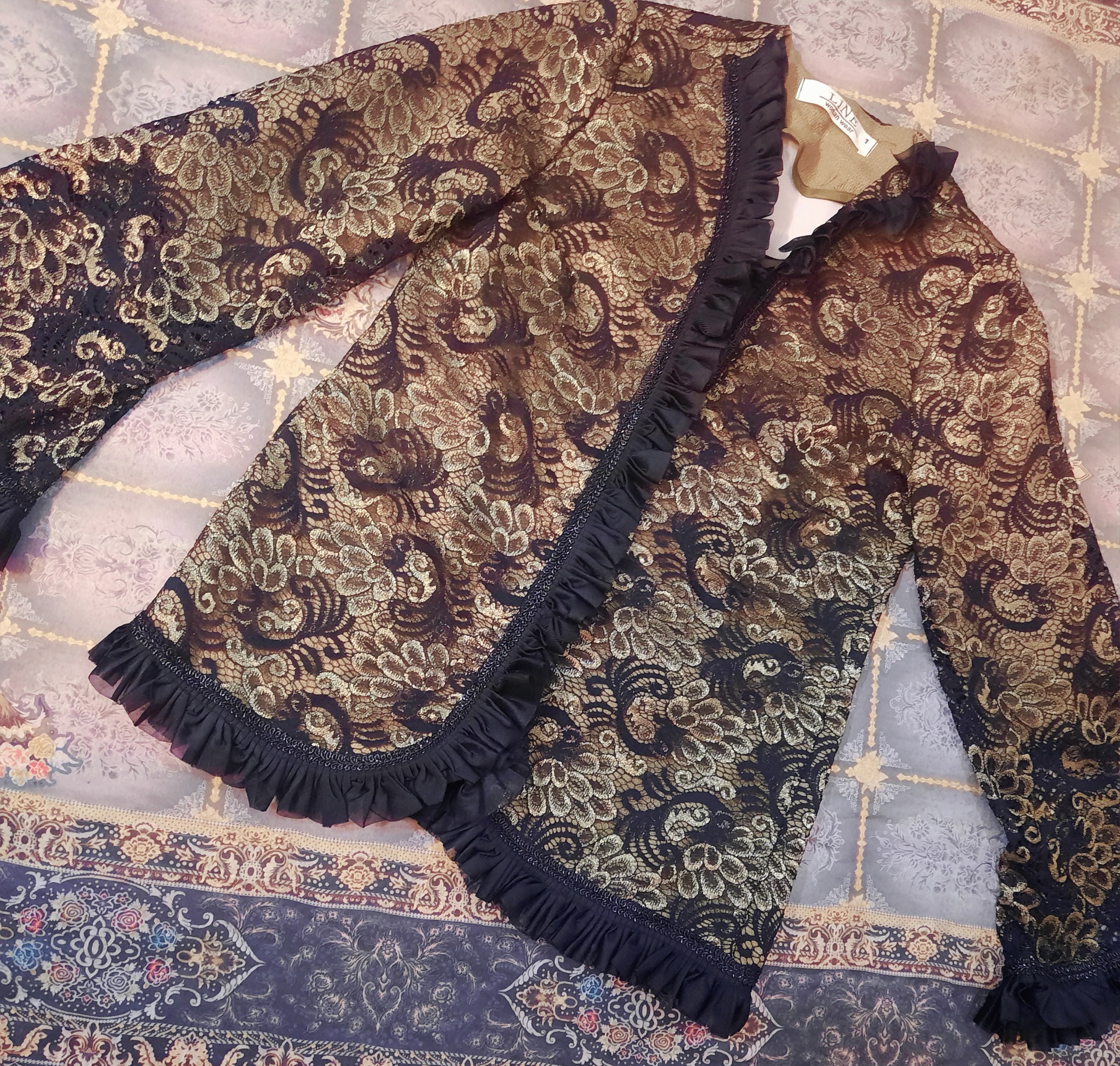 مانتو کتی گیپور کره ای سایز38 آکبند