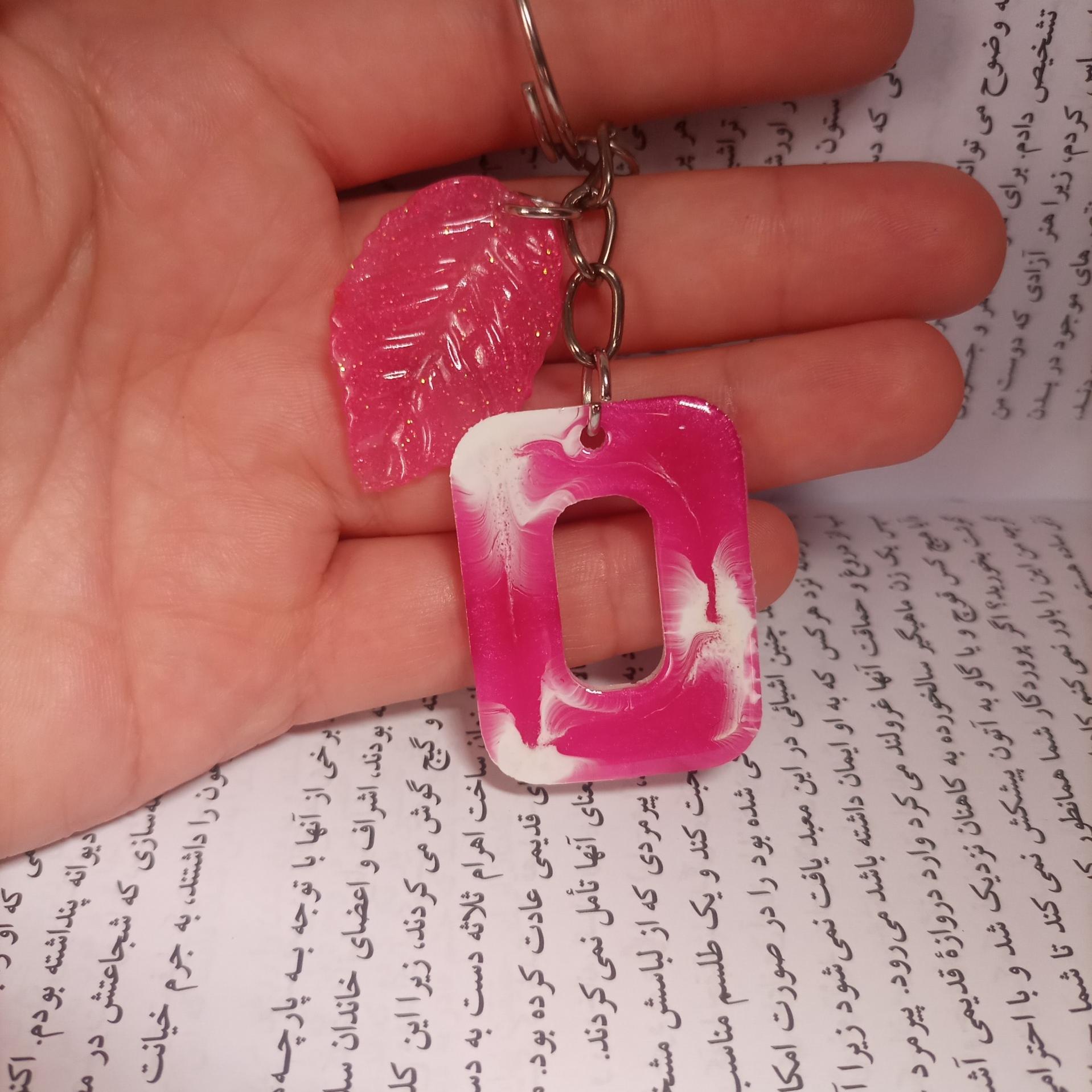 جاکلیدی رزینی طرح دار