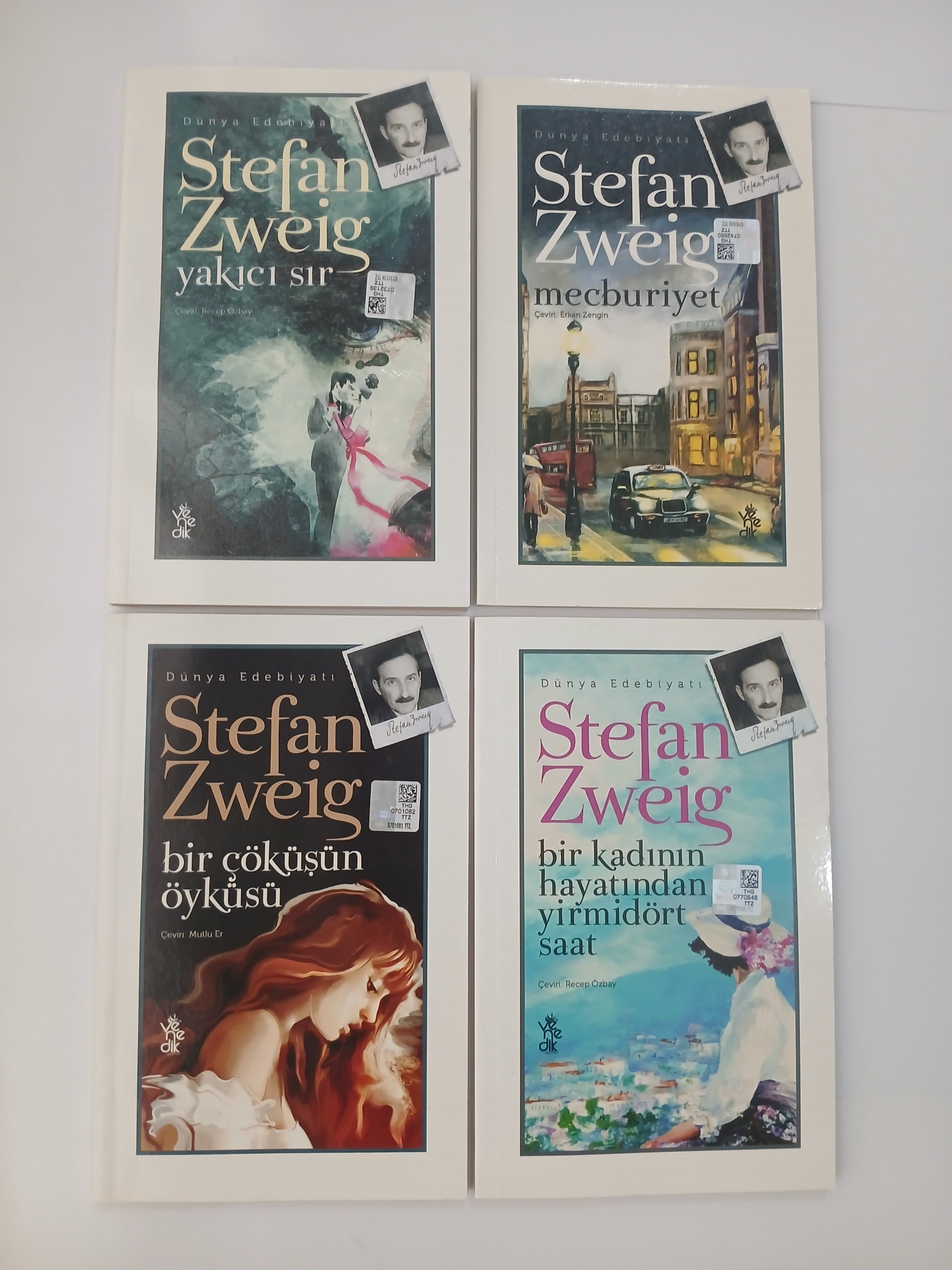 4 رمان به ترکی استانبولی شتفان تسوایگ Stefan Zweig