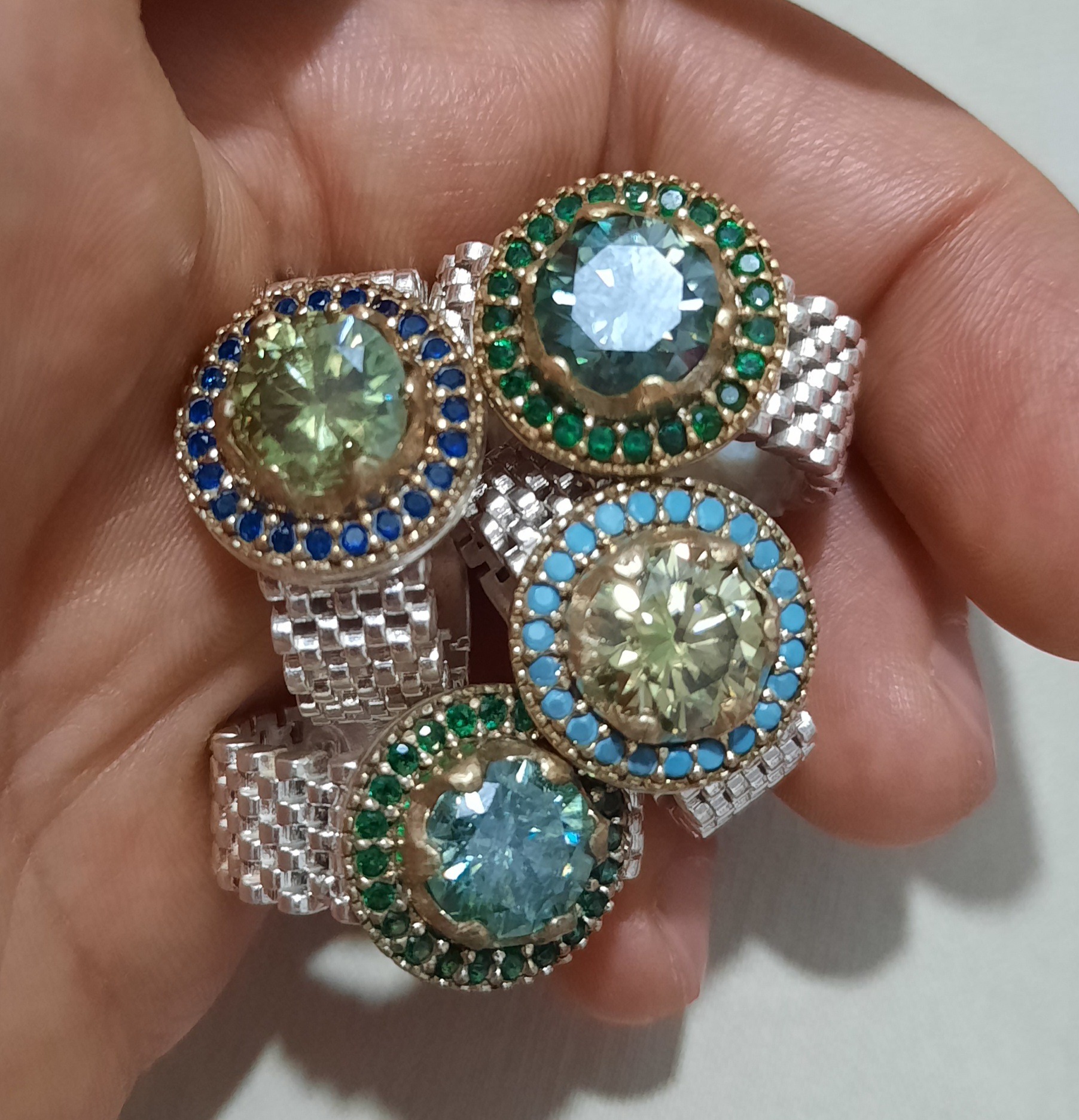 انگشتر موزونایت اصل