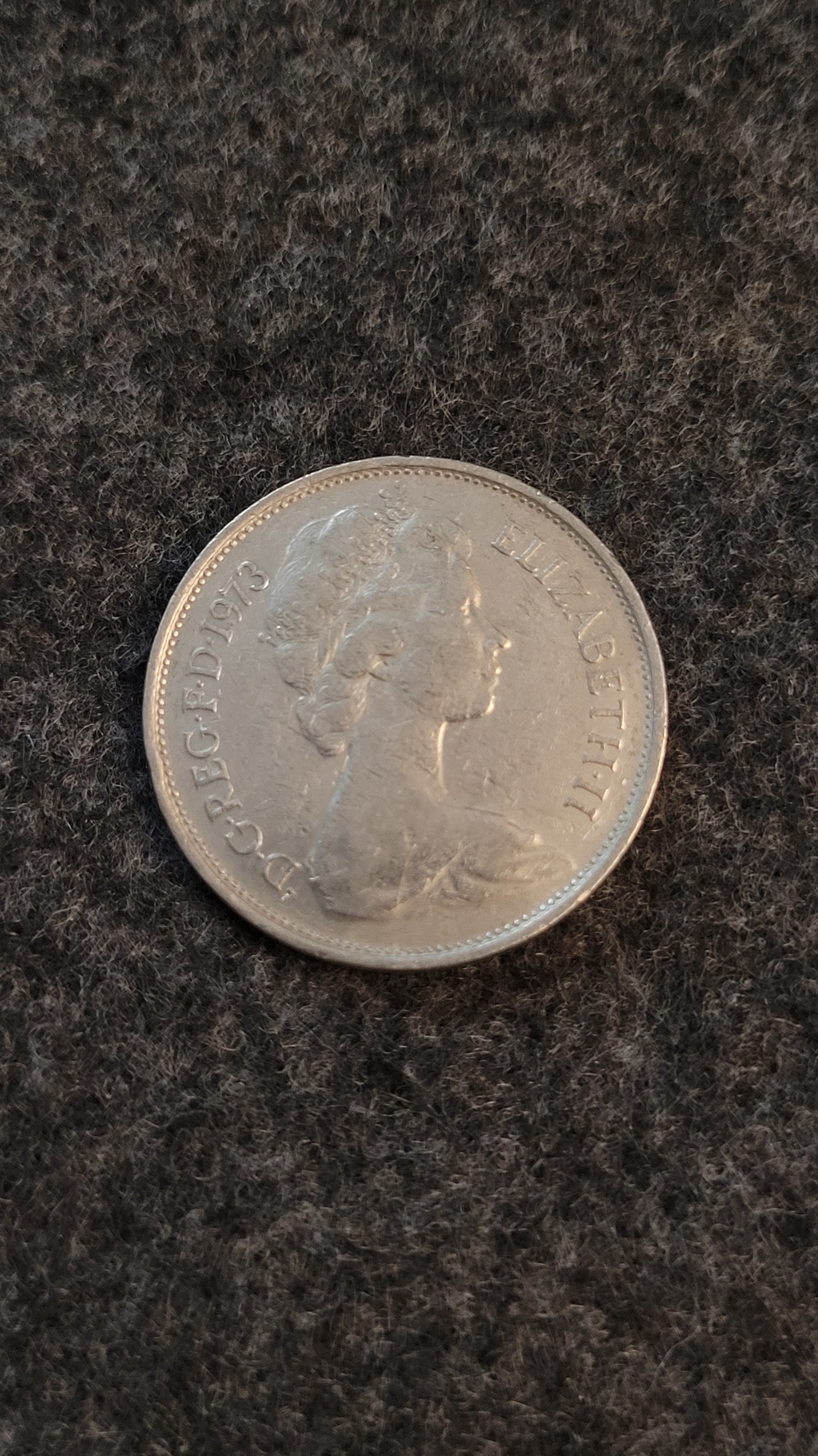 سکه 10 پنس انگلیس 1973 کد164