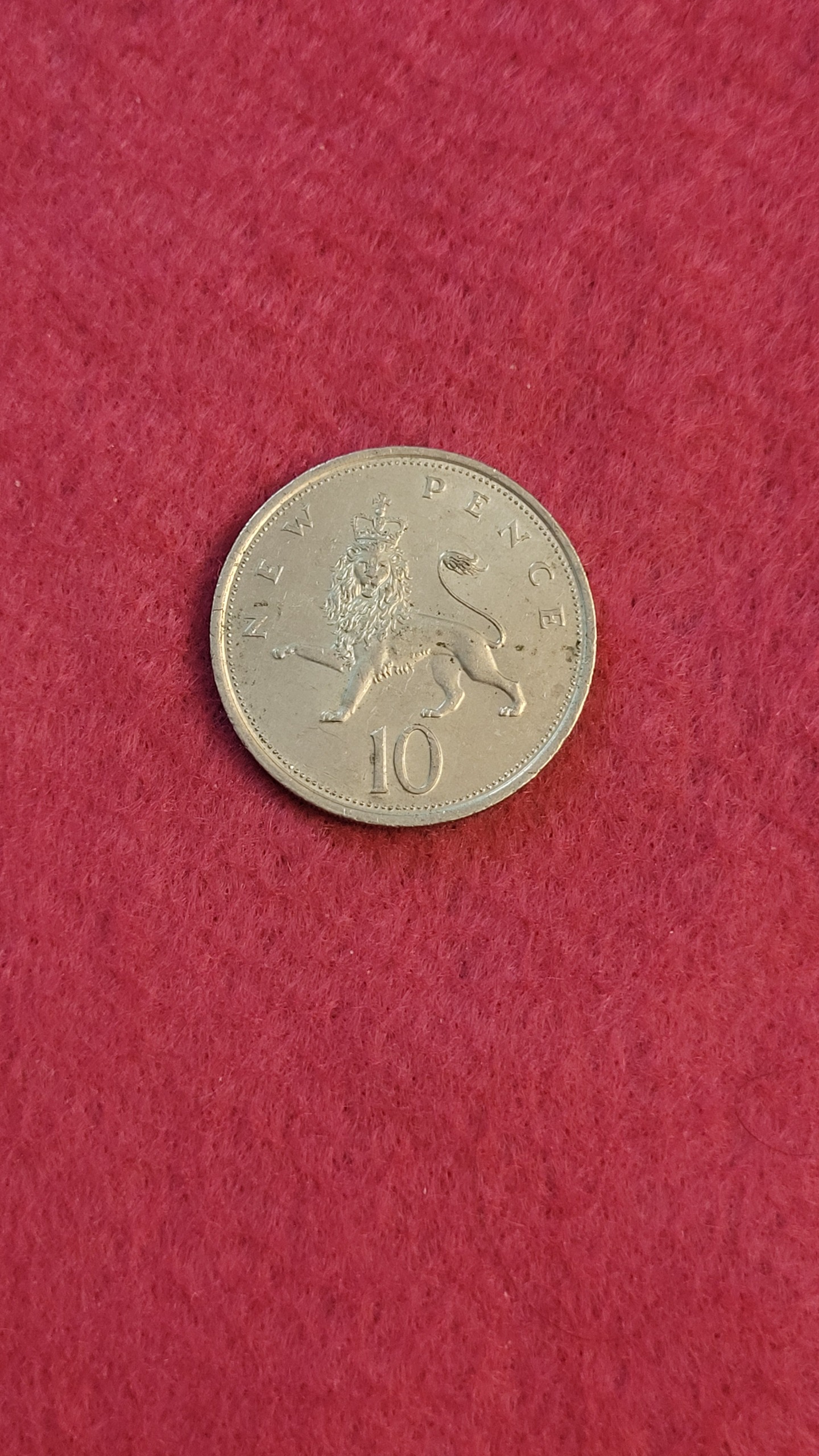 سکه 10 پنس انگلیس 1976 کد173
