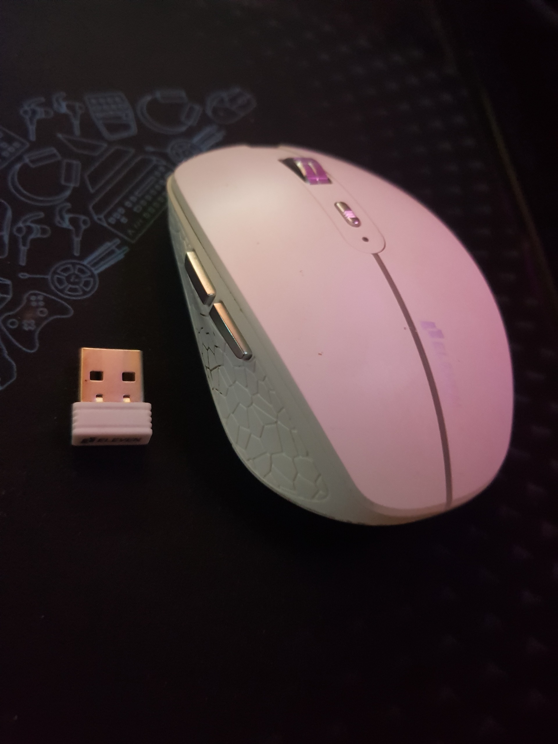 موس گیمینگ برند elven سفید