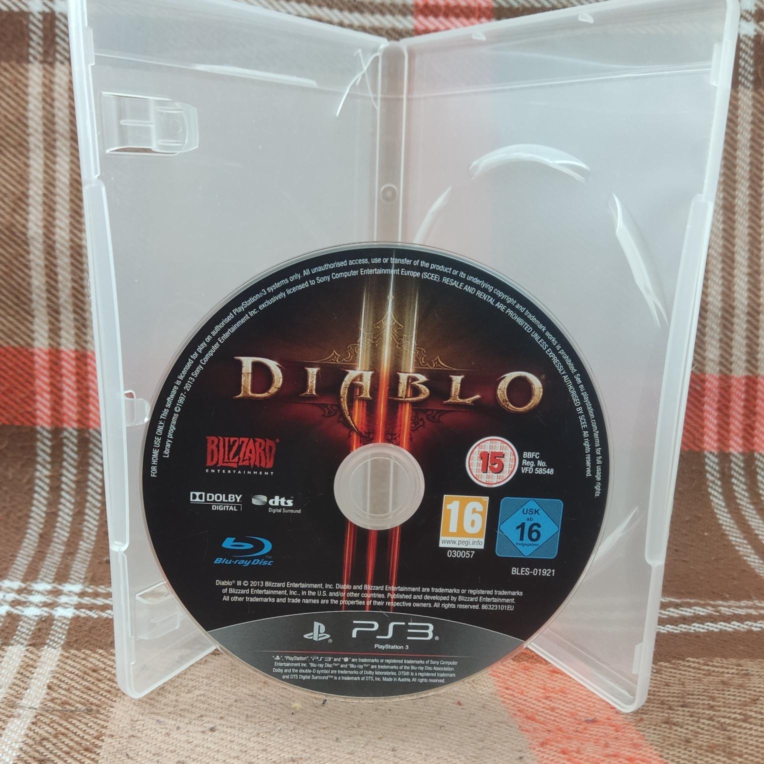 دیسک بازی (DIABLO 3) برای PS3 اورجینال