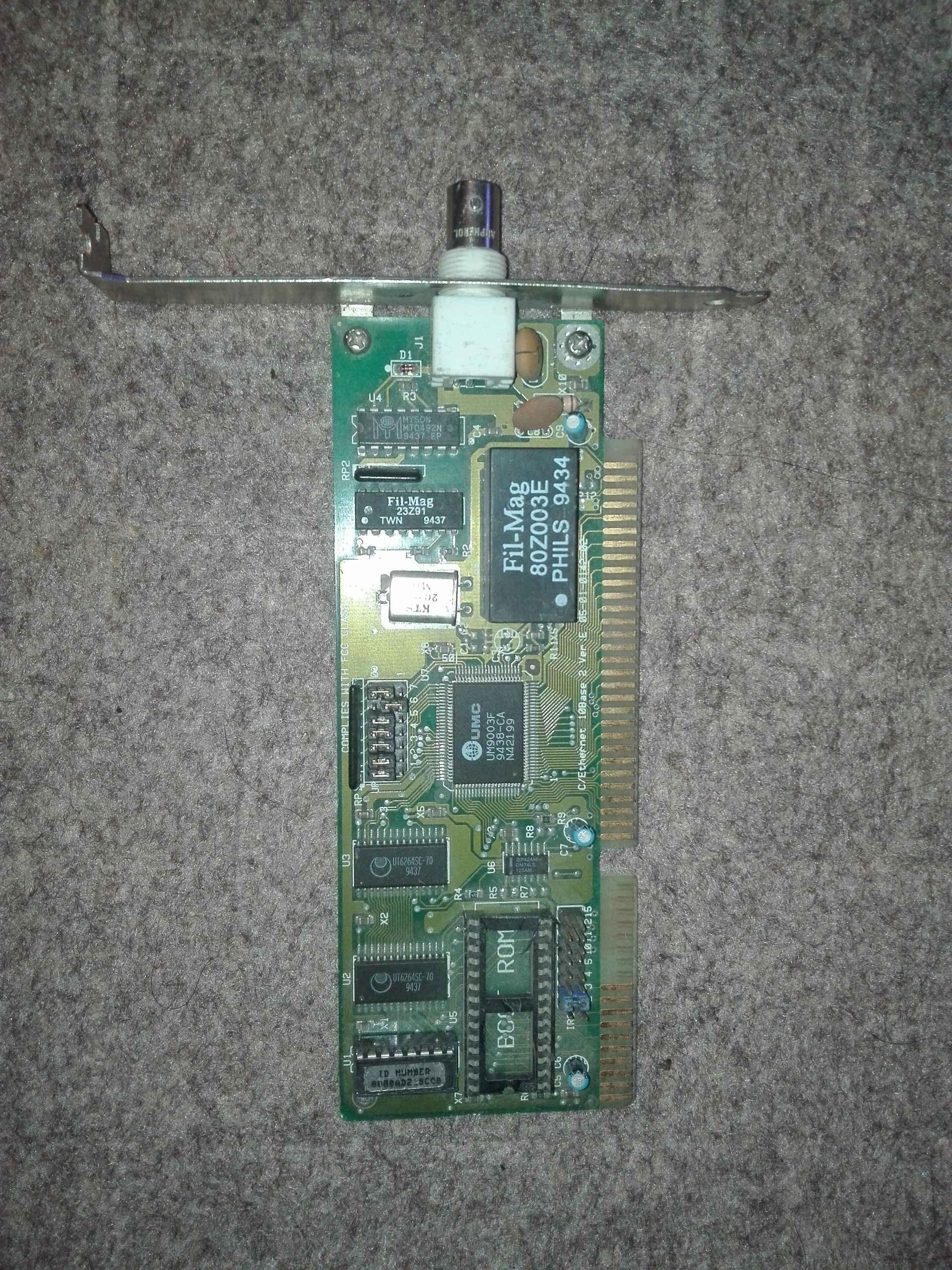 کارت شبکه Lan/Coaxial سوکت ISAساخت تایوان