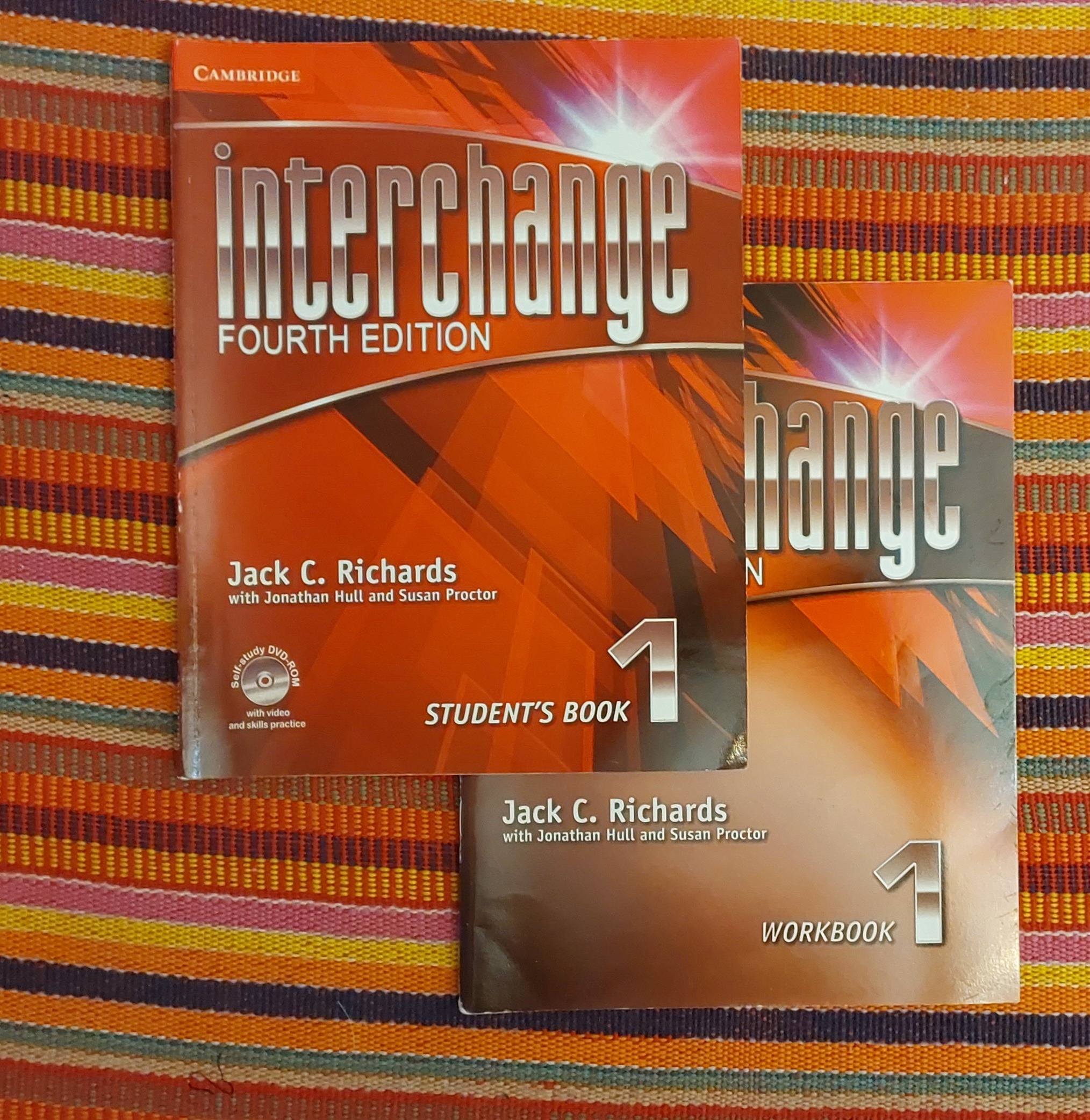 کتاب interchange 1  همراه با کتاب کار بدون سی دی