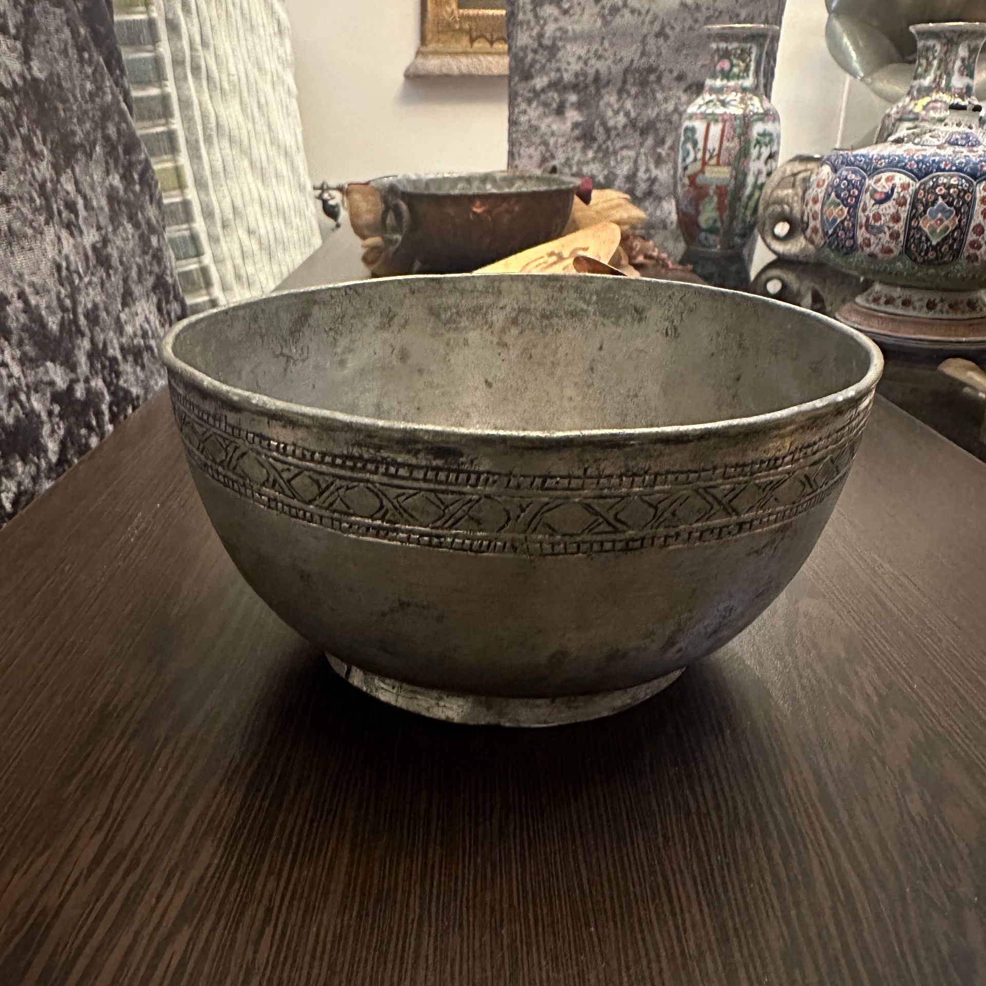 کاسه مسی قدیمی