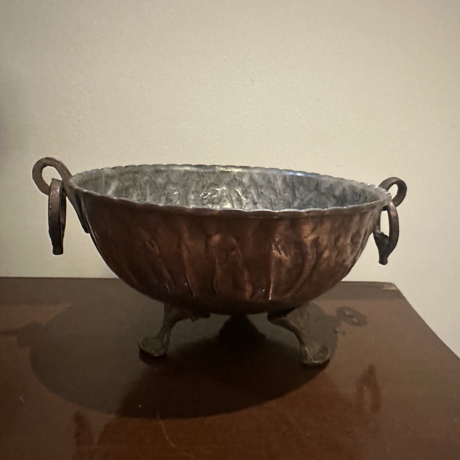 کاسه قلمکار مسی