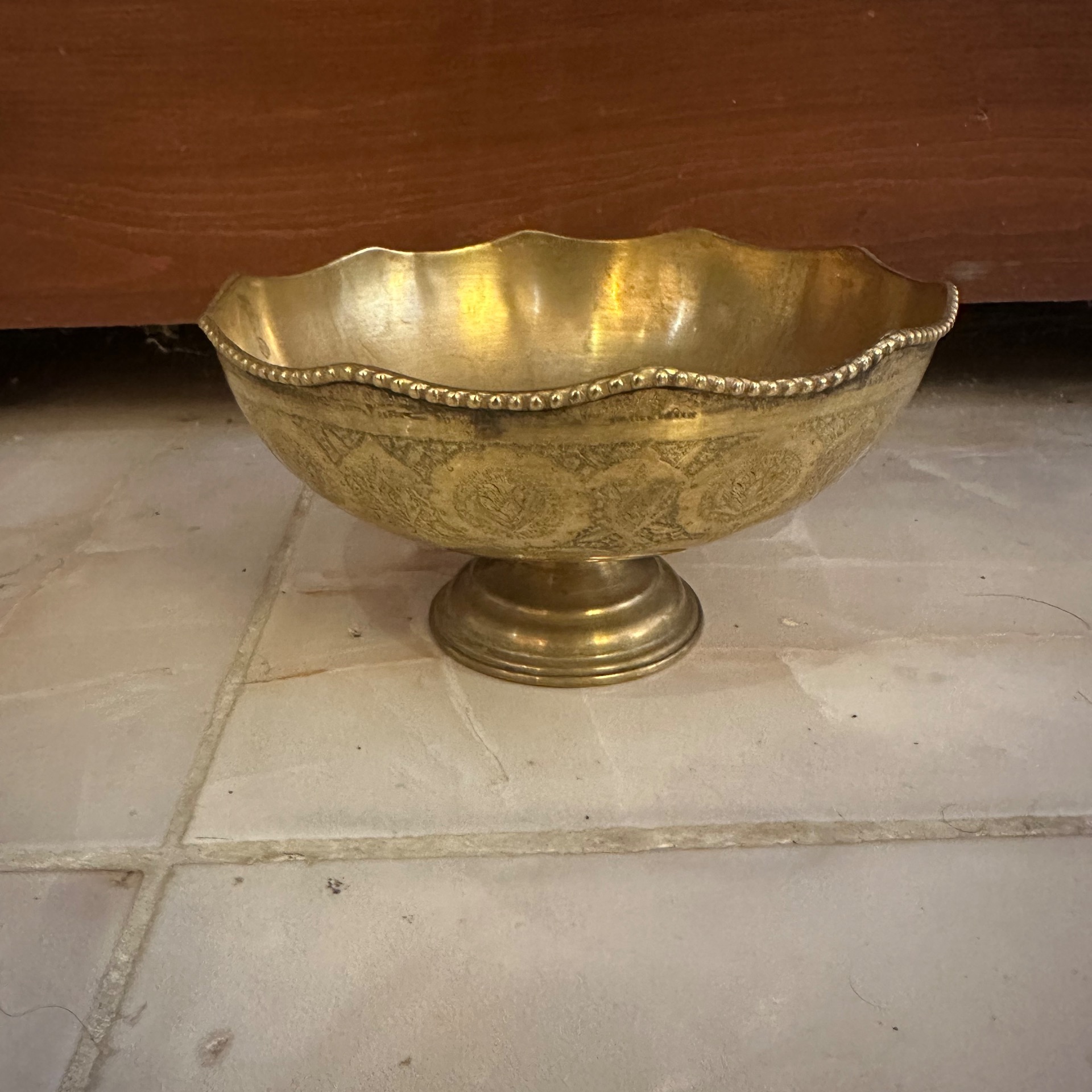 کاسه برنجی قلمکار