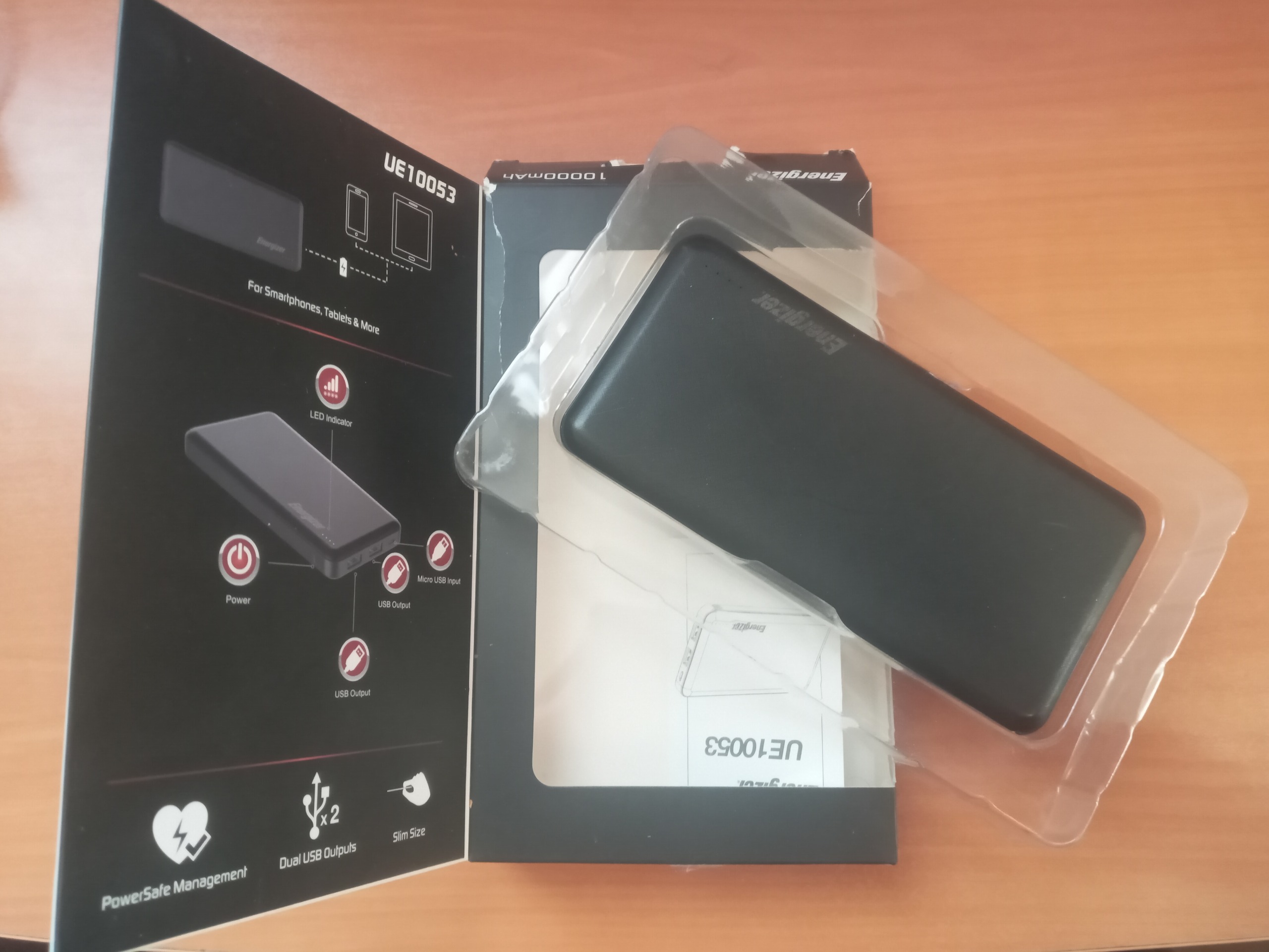 پاور بانک مدل UE 10053 برند Energizer