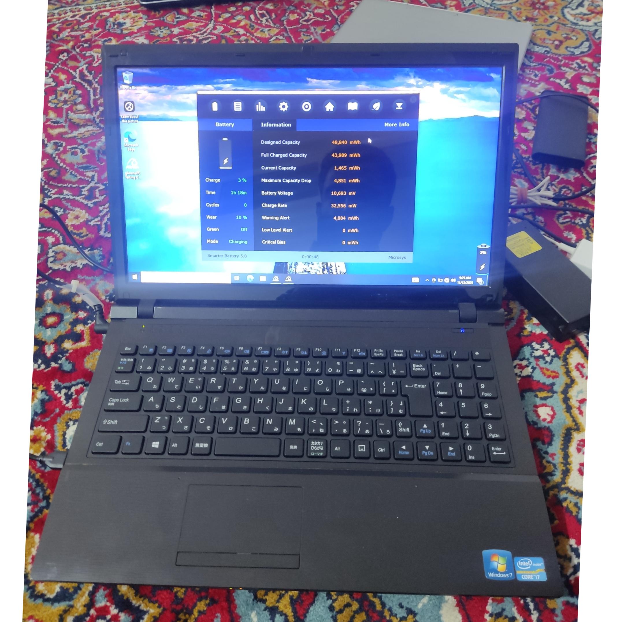 لپ تاپ ژاپنی Notebook چهار هسته ای