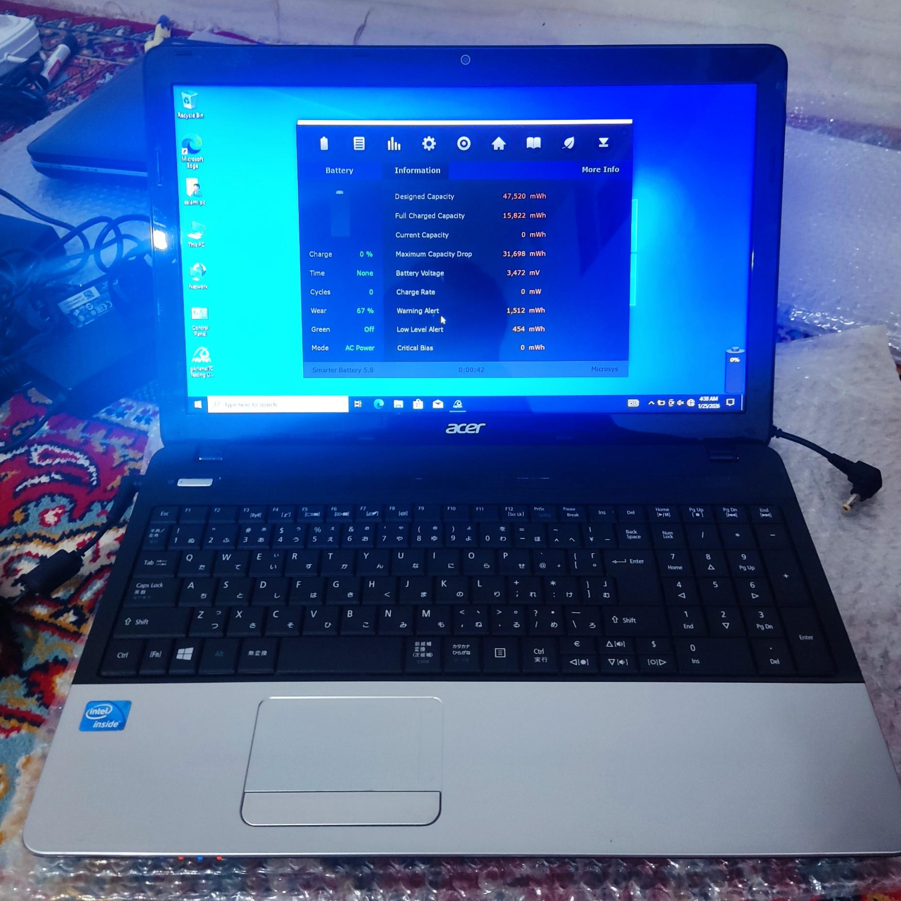 لپ تاپ Acer aspire E1