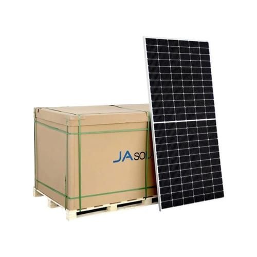 پنل خورشیدی 610w برند JA Solar بایفیشیال