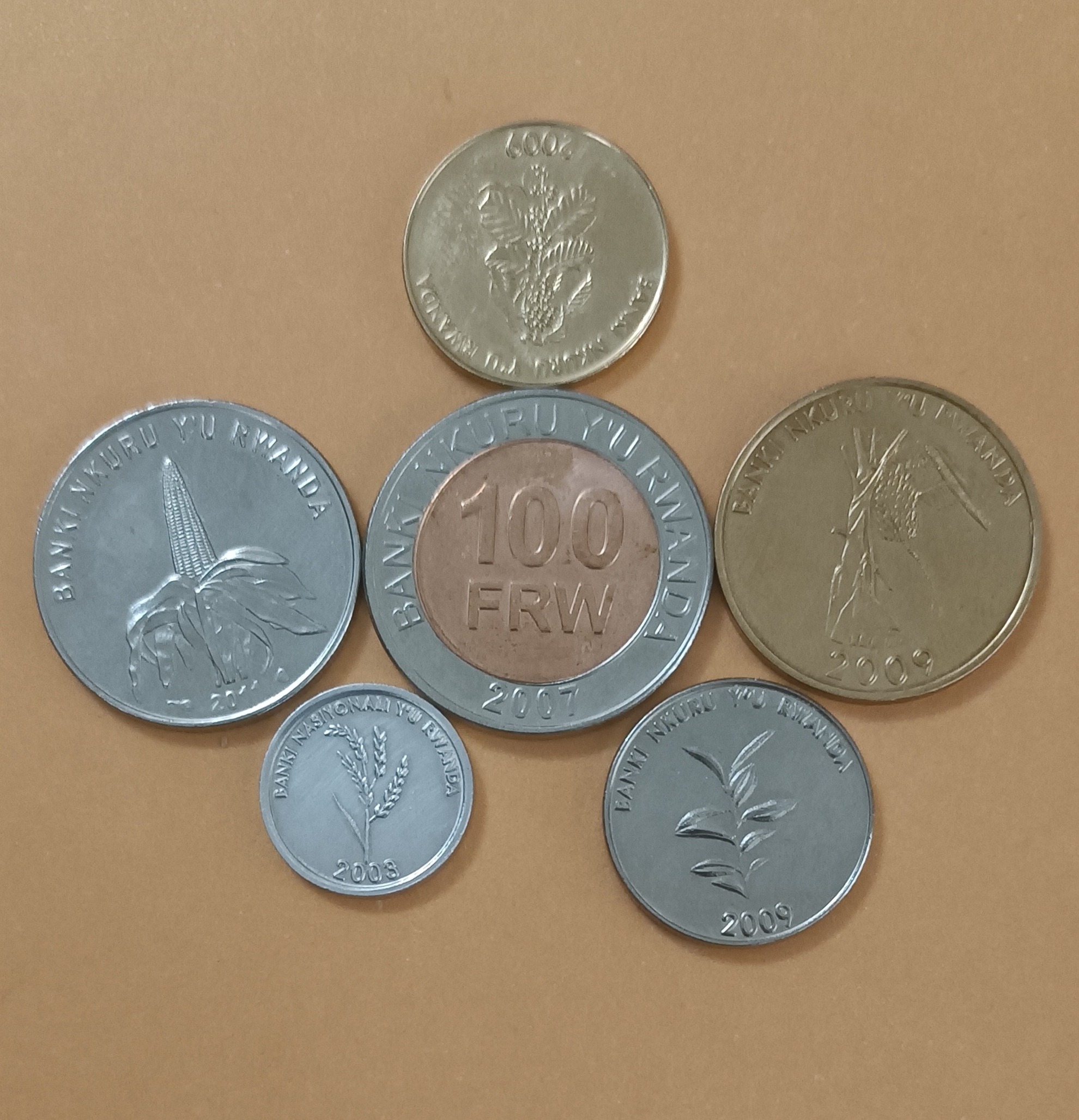 ست سکه رواندا نایاب و کلکسیونی