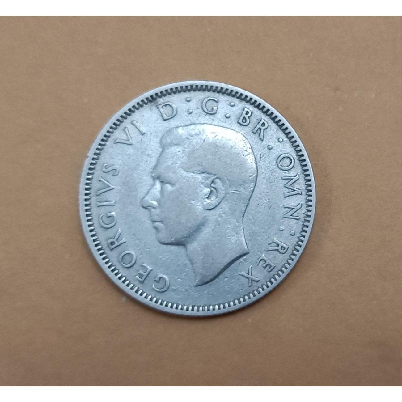 1 شیلینگ نقره جرج پنجم 1942