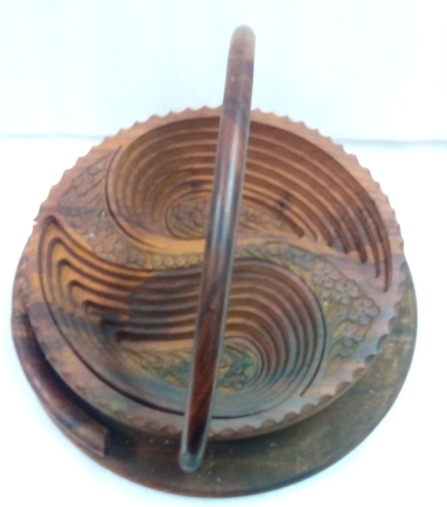 سبد دکوری چوبی