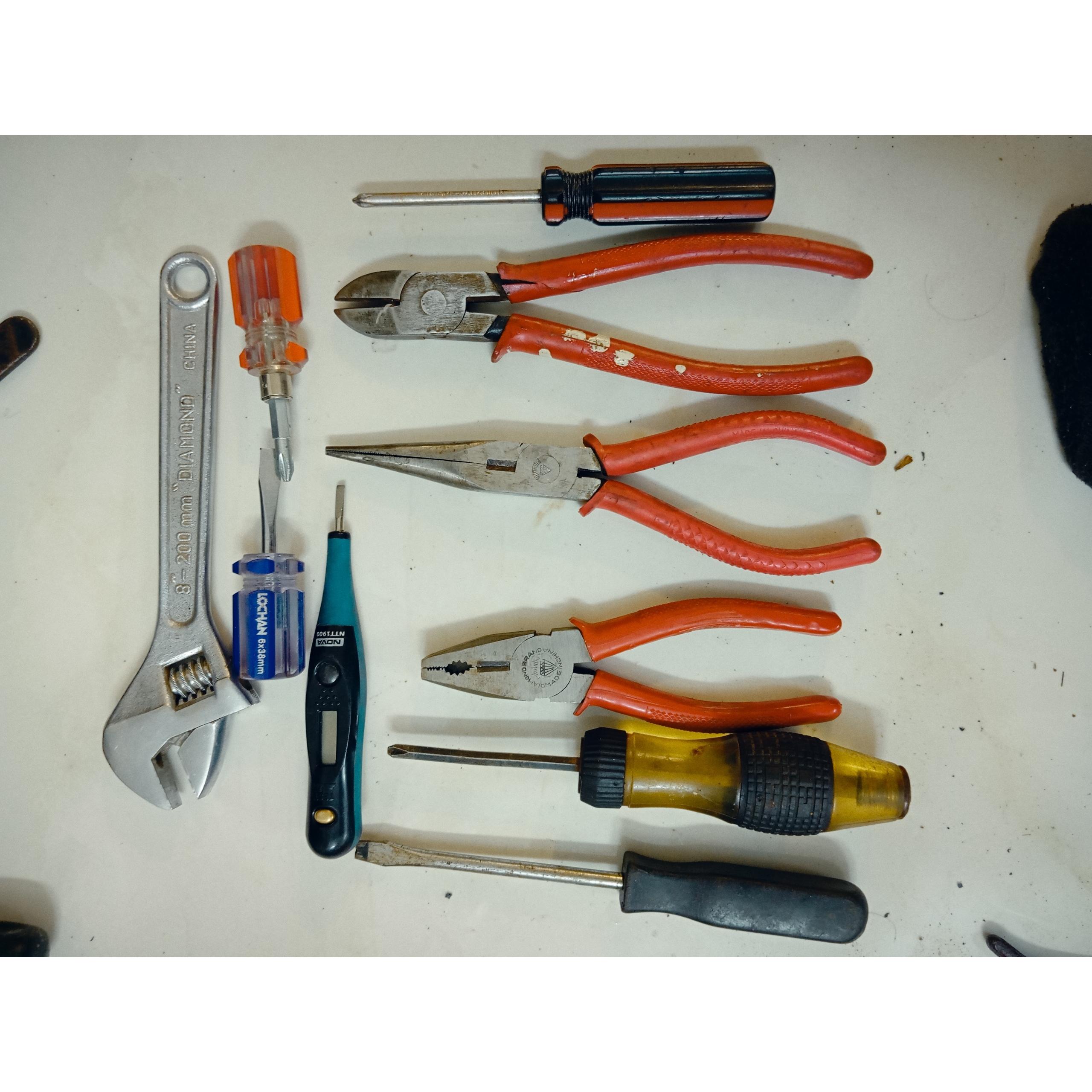 ست آچار انبردست دم باریک سیم چین درحد