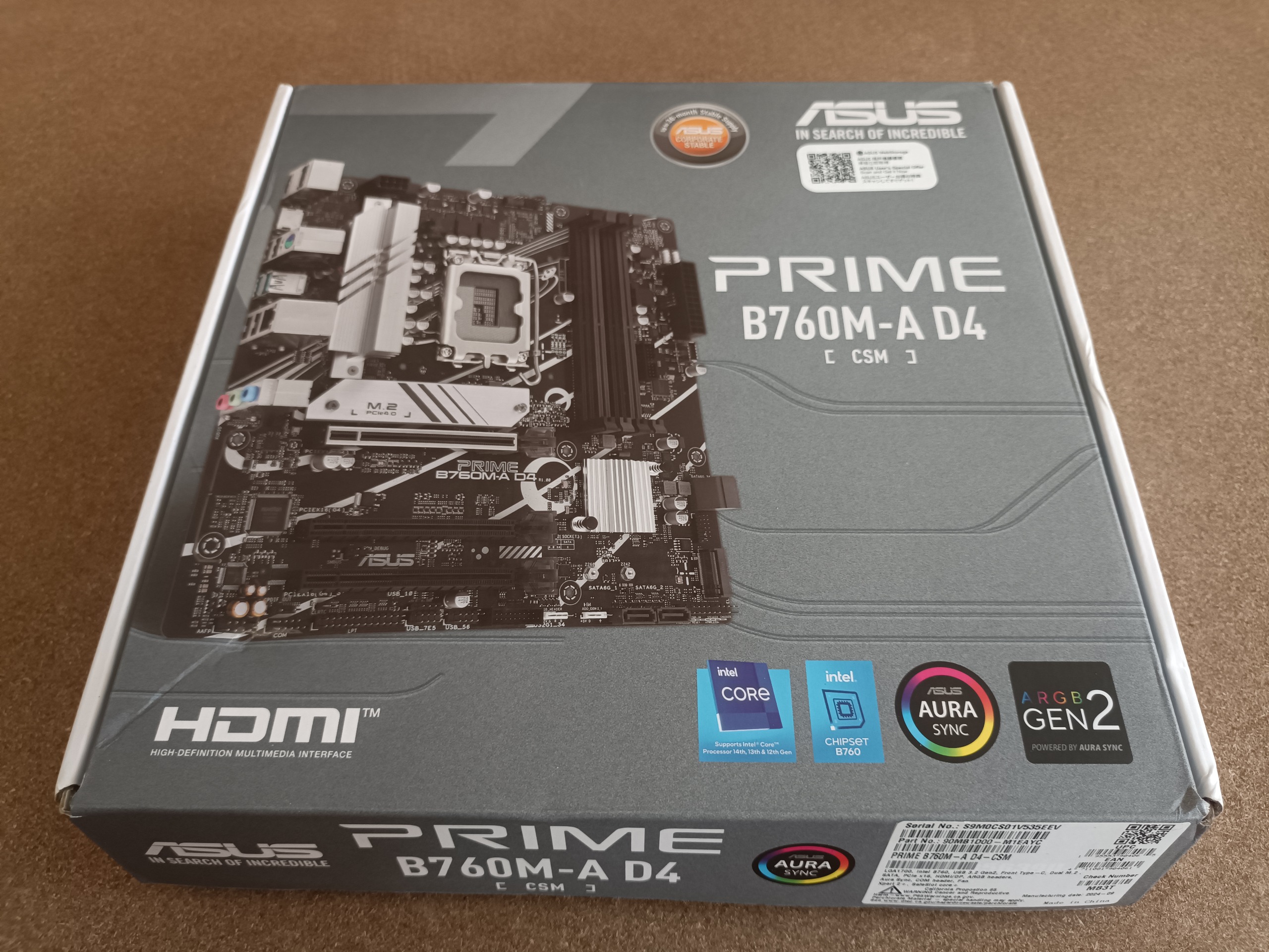 مادربرد ایسوس Asus مدل PRIME B760M-A DDR4