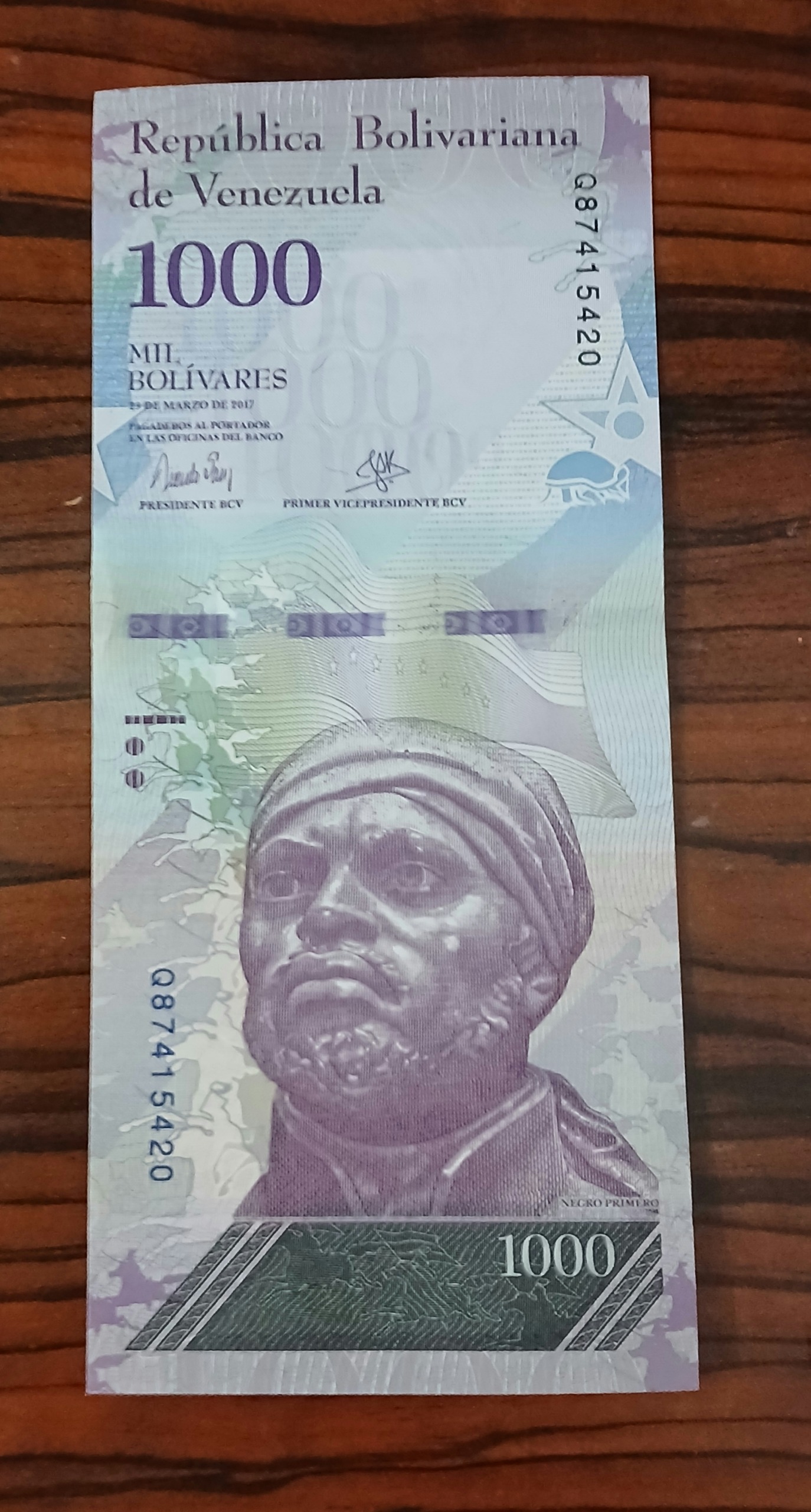 1000 بولیوار ونزوئلا