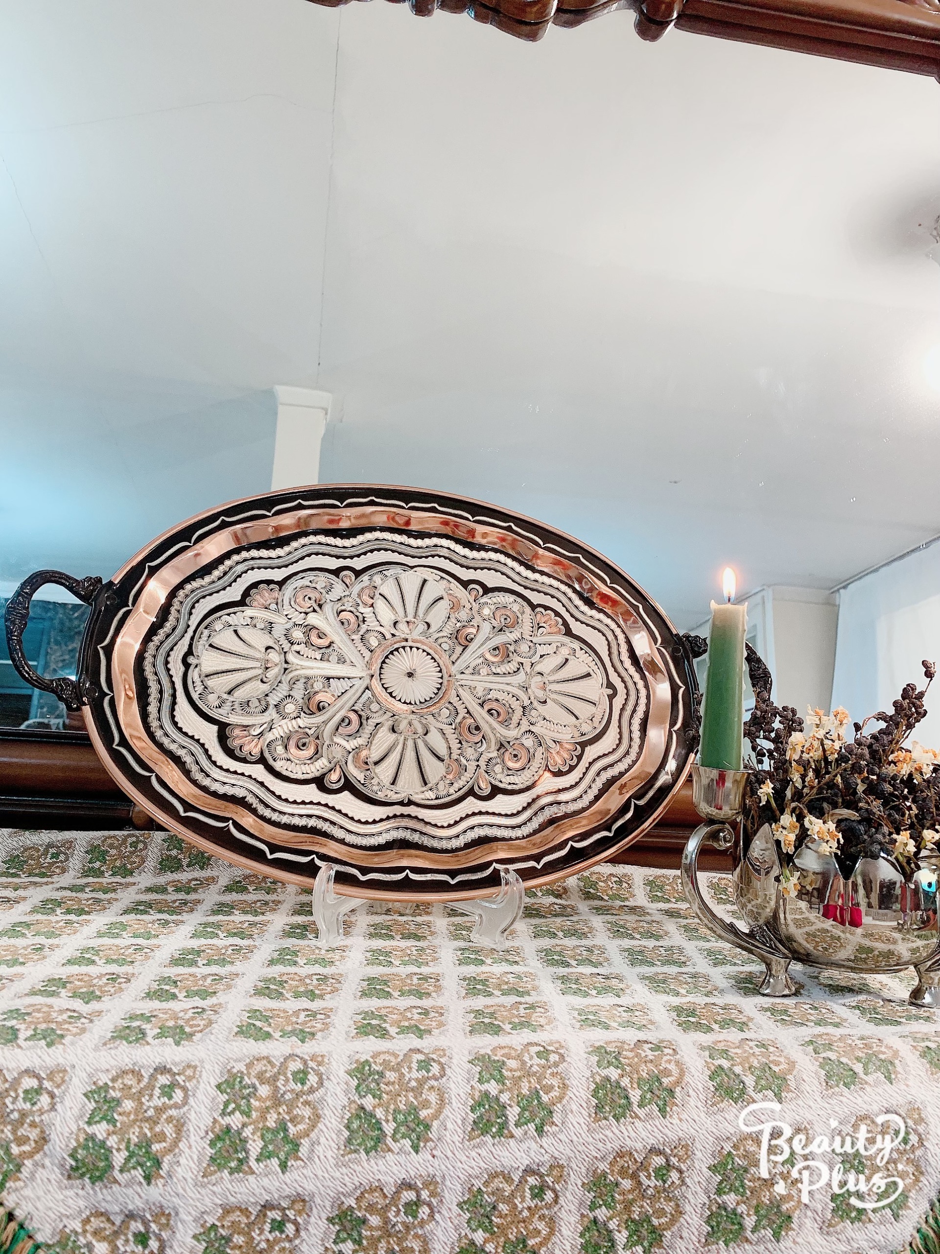 سینی قدیمی انتیک