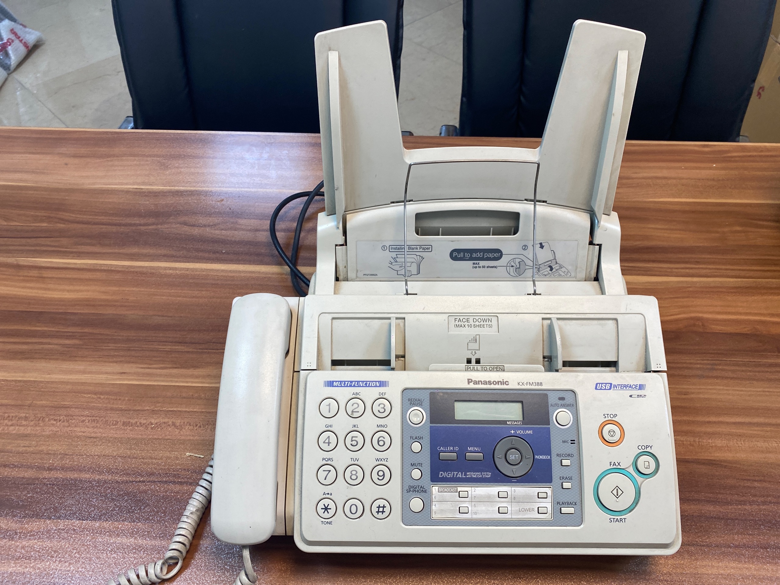 تلفن فکس پاناسونیک kx-fm388
