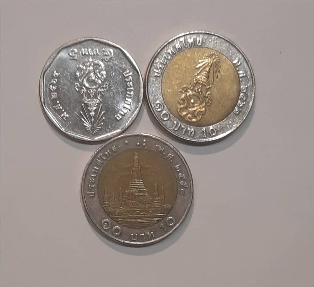 3 سکه زیبای تایلند باهم