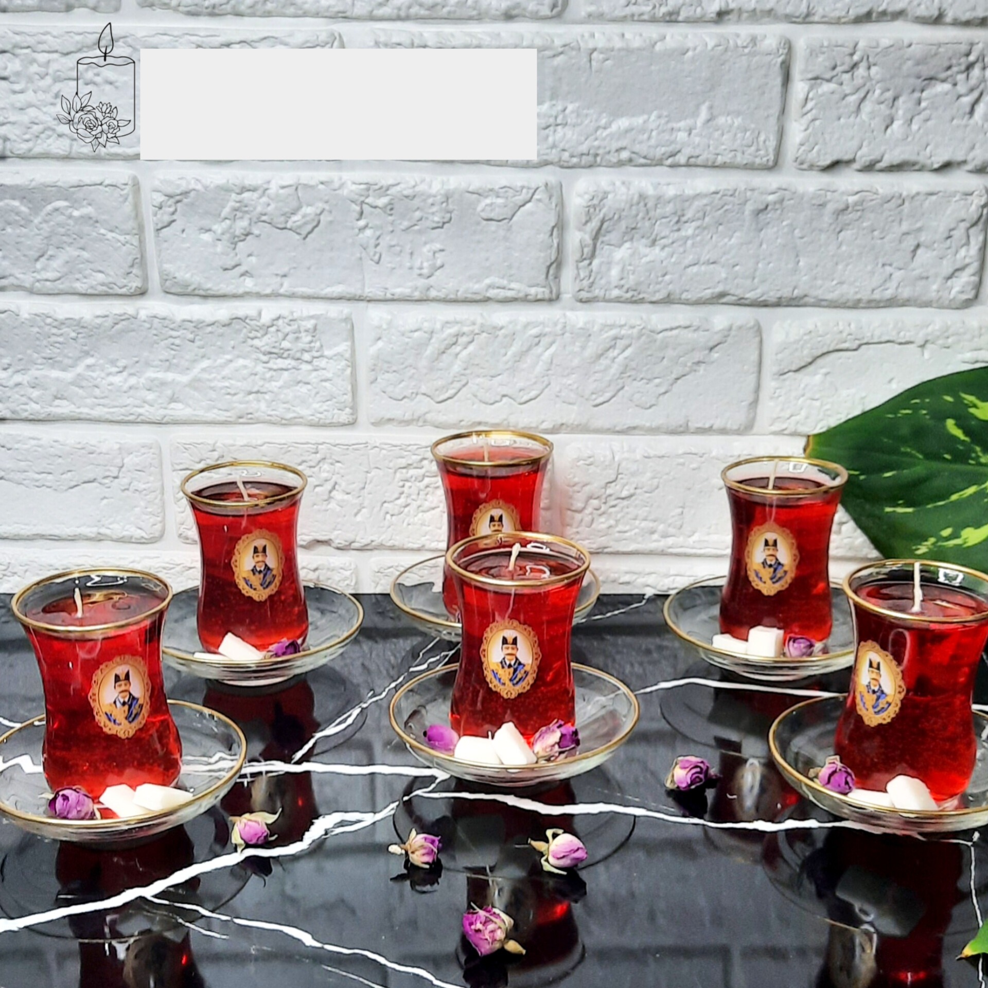 شمع چای شاه عباسی