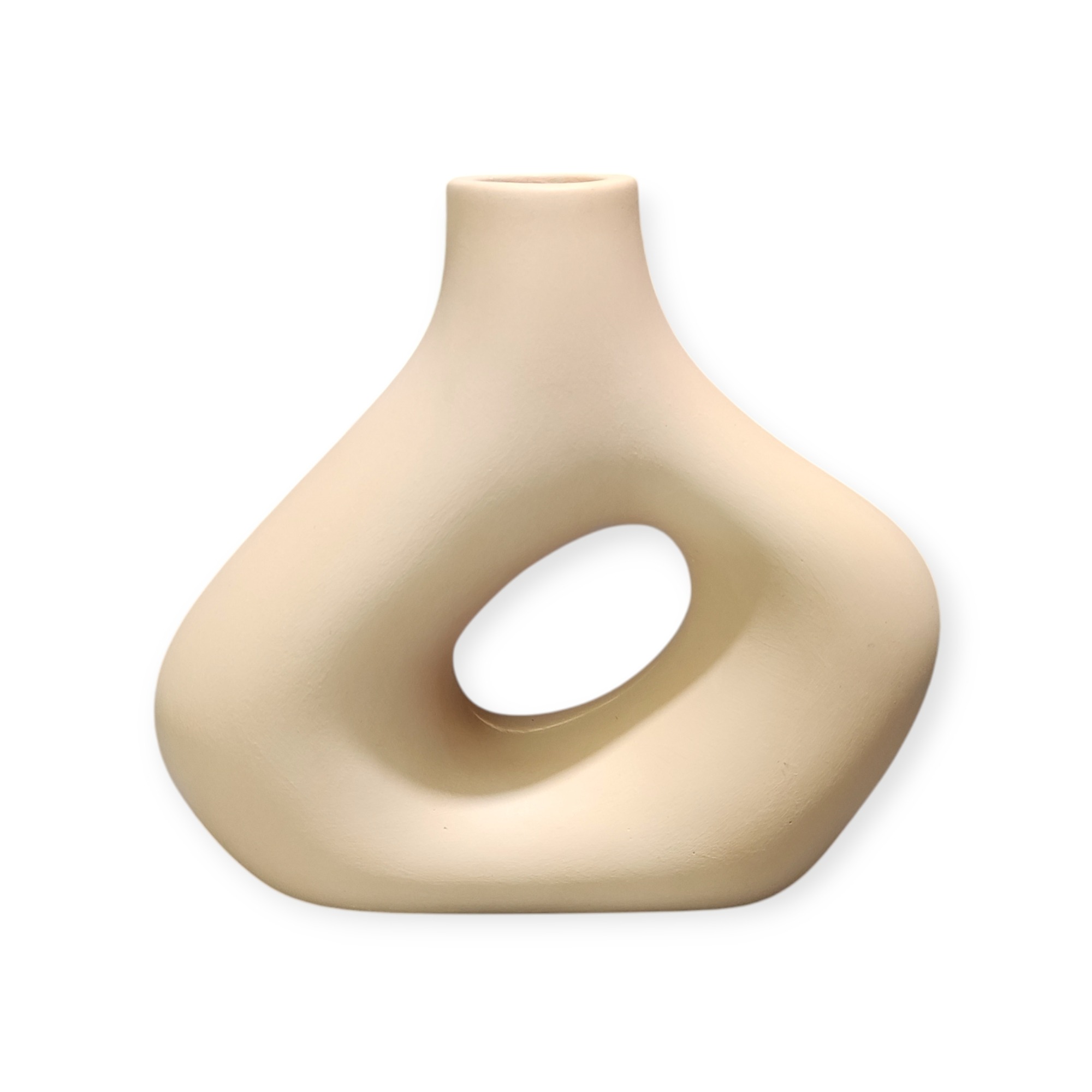 گلدان دکوری دفرمه 15 سانت