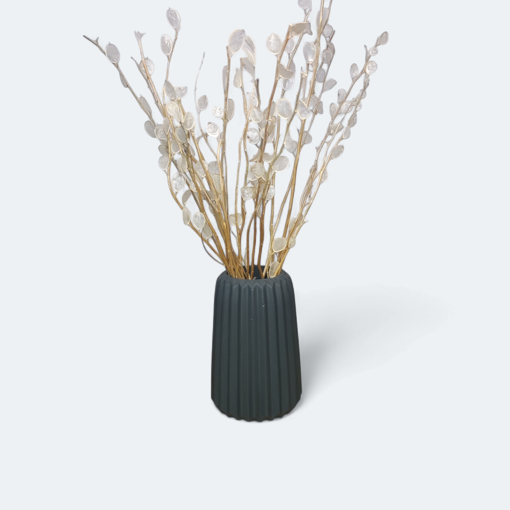 گلدان دکوری مدل شیاری 15سانت