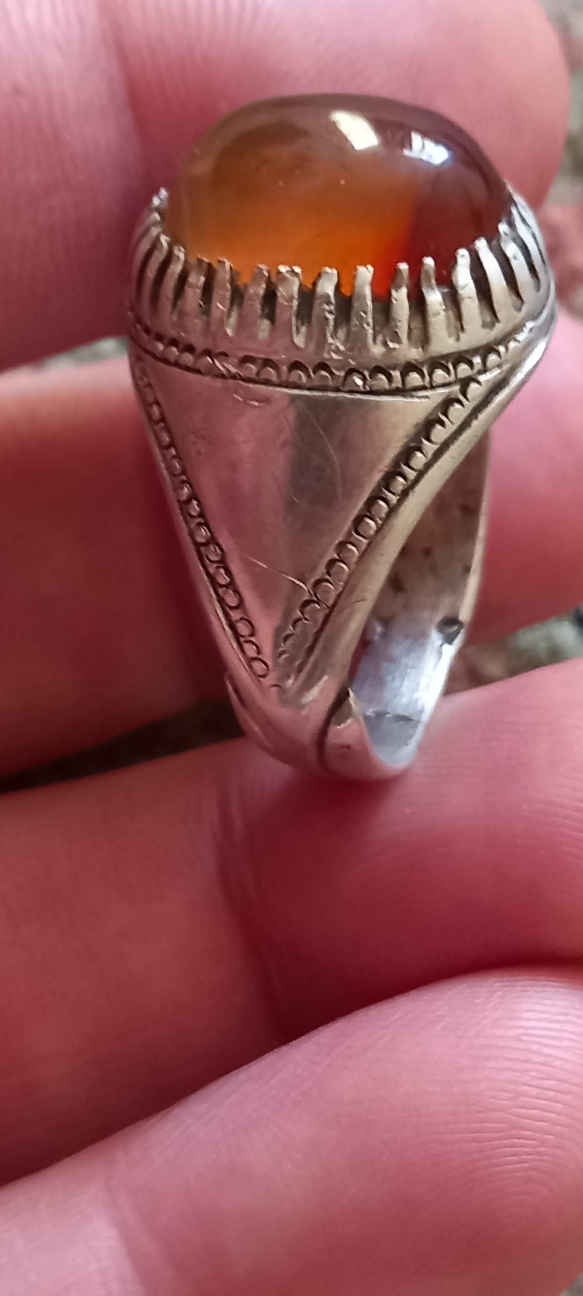 انگشتر رکاب نقره کلکسیونی