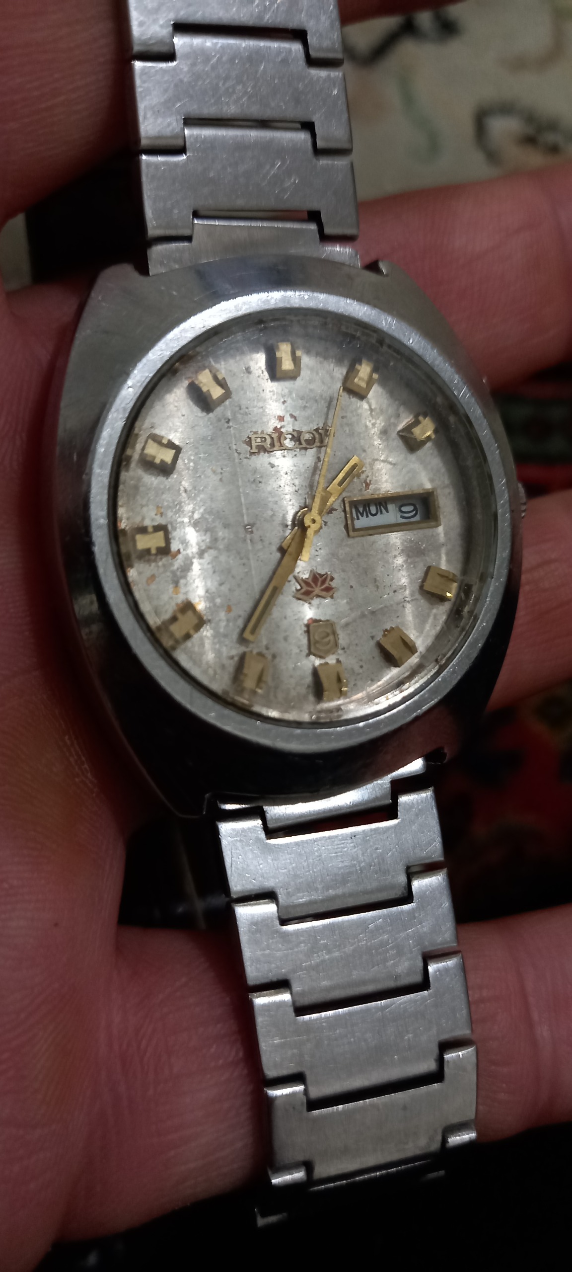 ساعت مچی اتومات ریکو ژاپن سالم