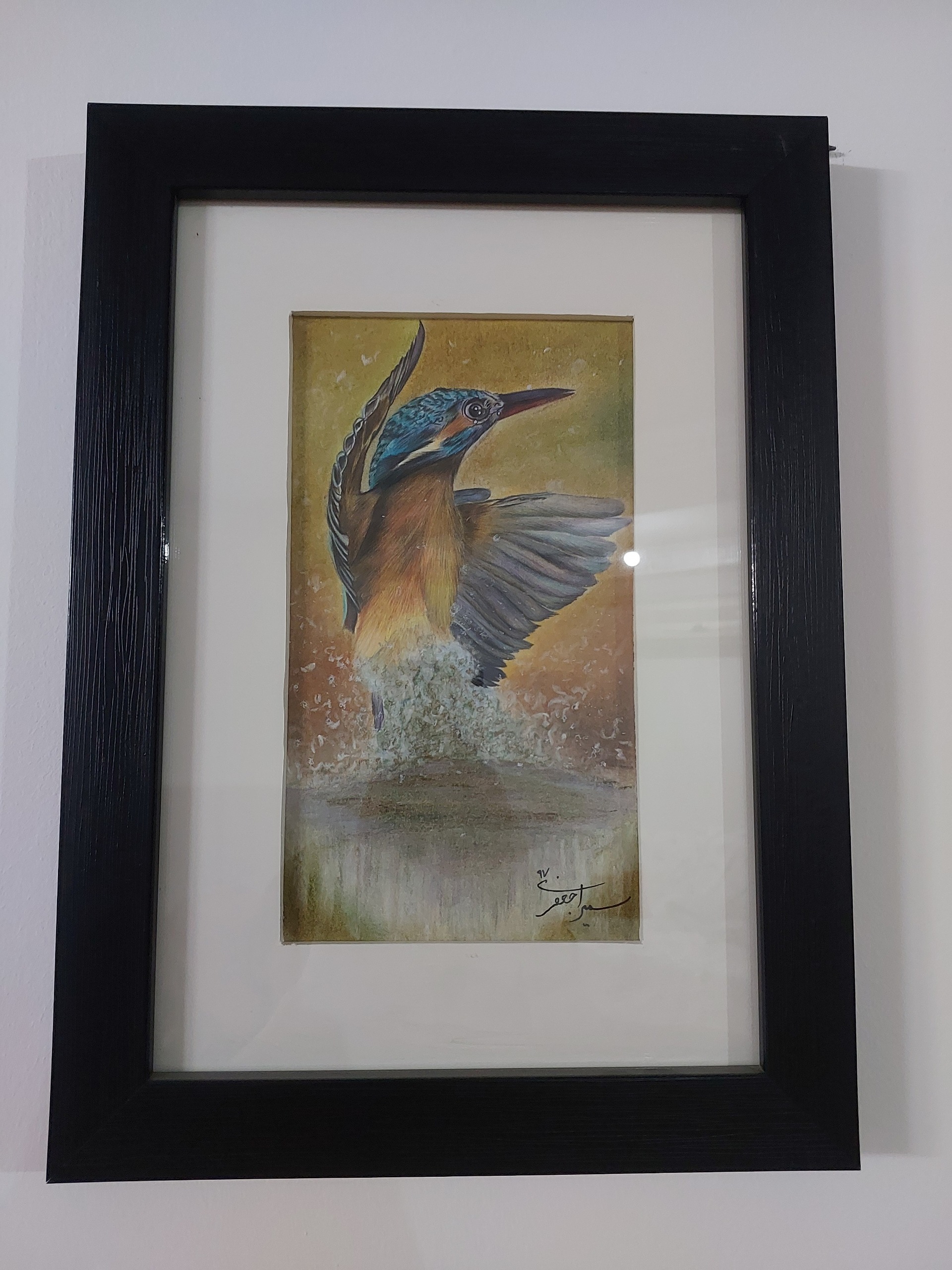 تابلو نقاشی مدادرنگی