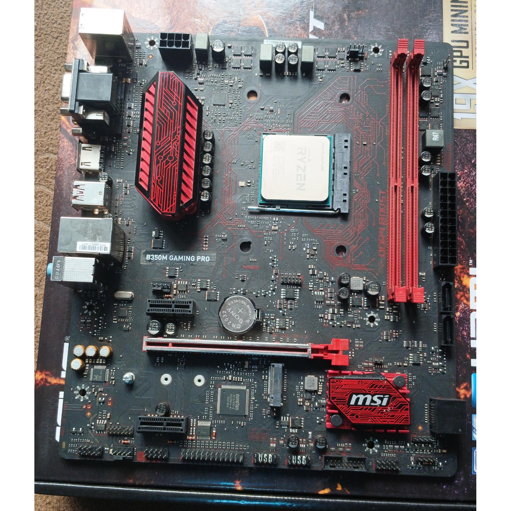 مادربرد B350 Gaming Pro با Ryzen 5