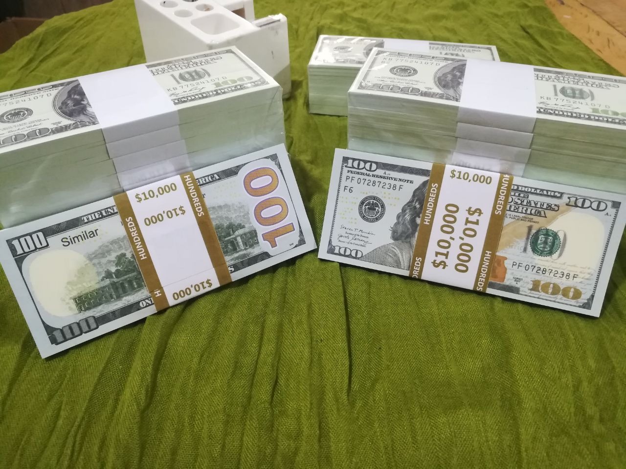 دلار سینمایی تزیینی فانتزی صد دلاری آبی جدید