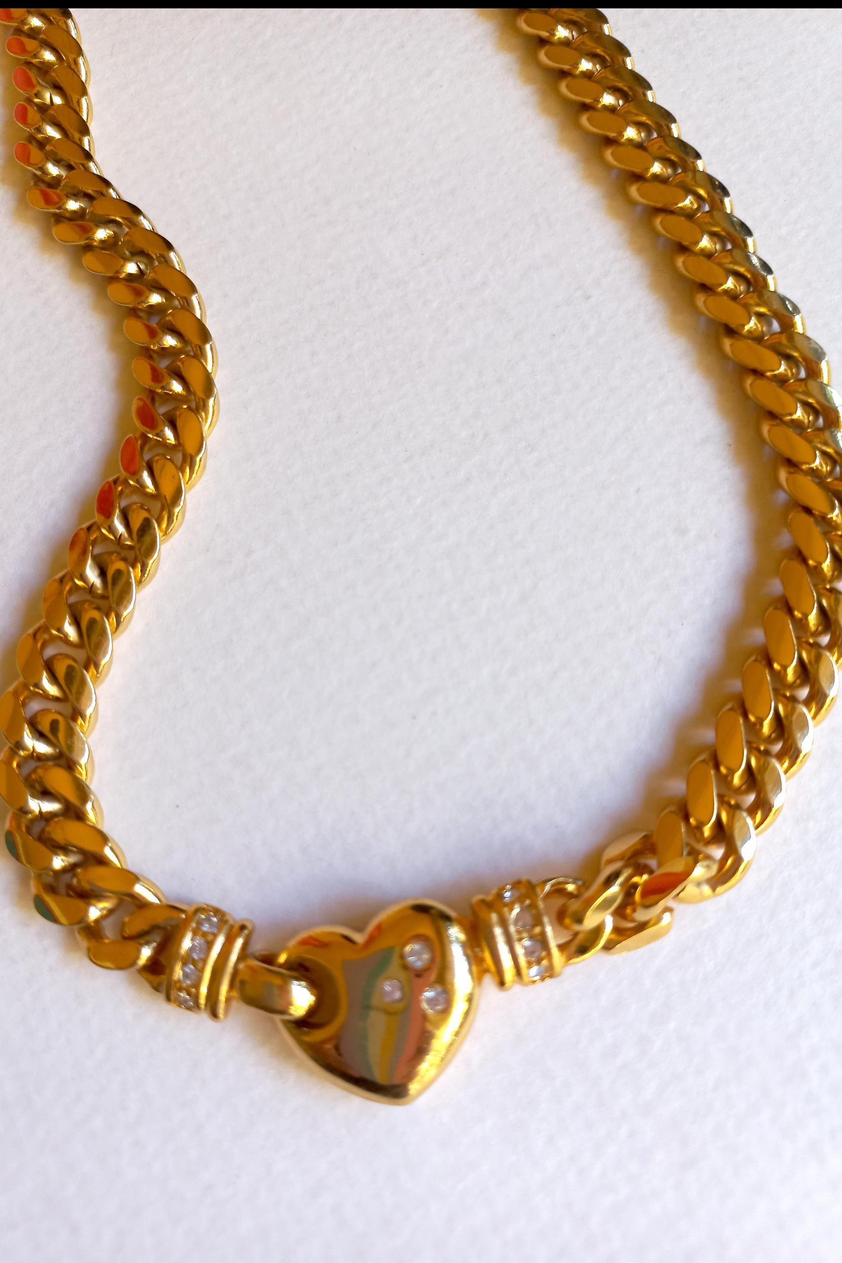 زنجیر طرح کارتیر با قلب