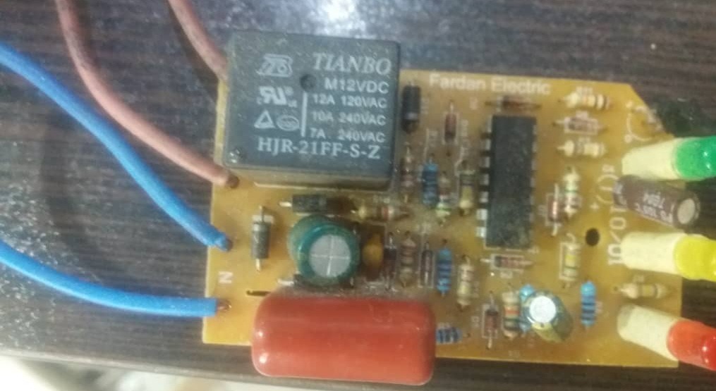 برد محافظ یخچال و فریزر 10امپر