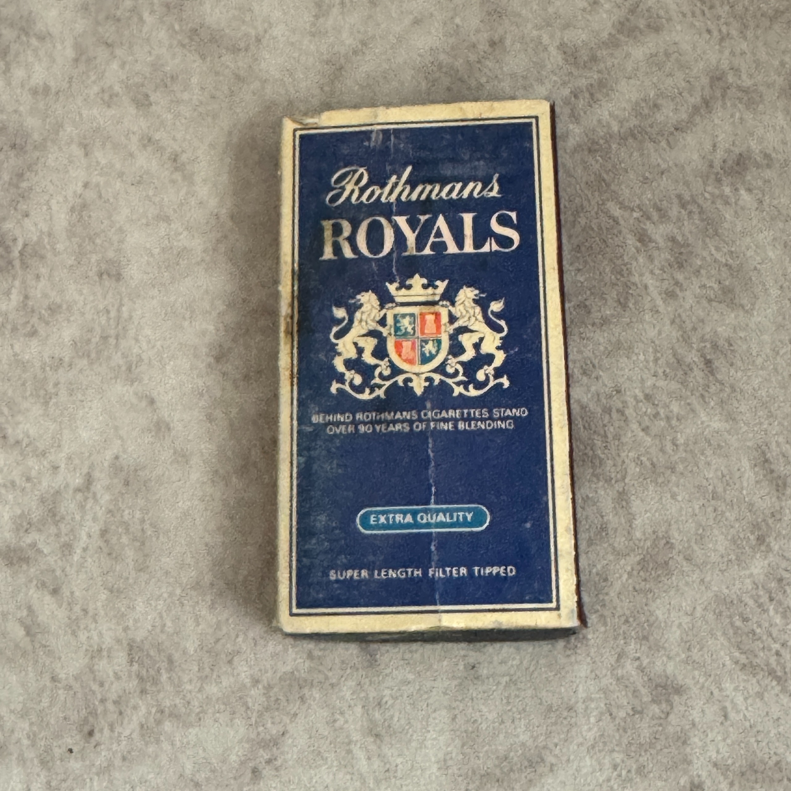 کبریت کلکسیونی Rothmans Royals