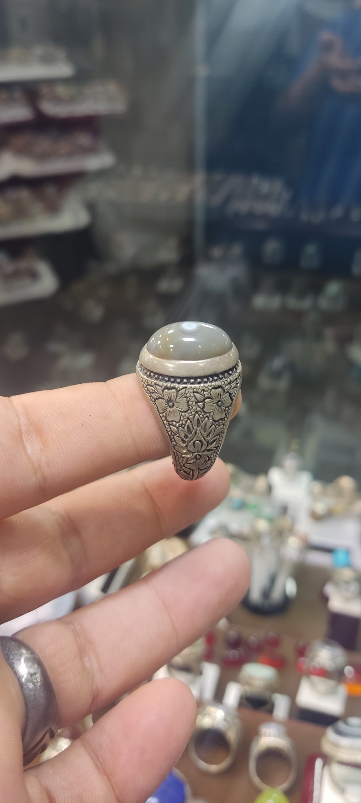انگشتر نقره مردانه