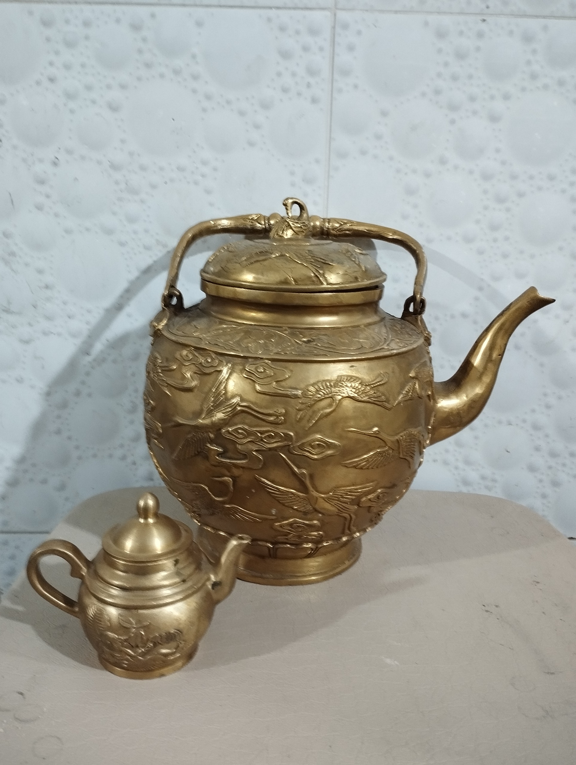 قوری برنجی تایلندی