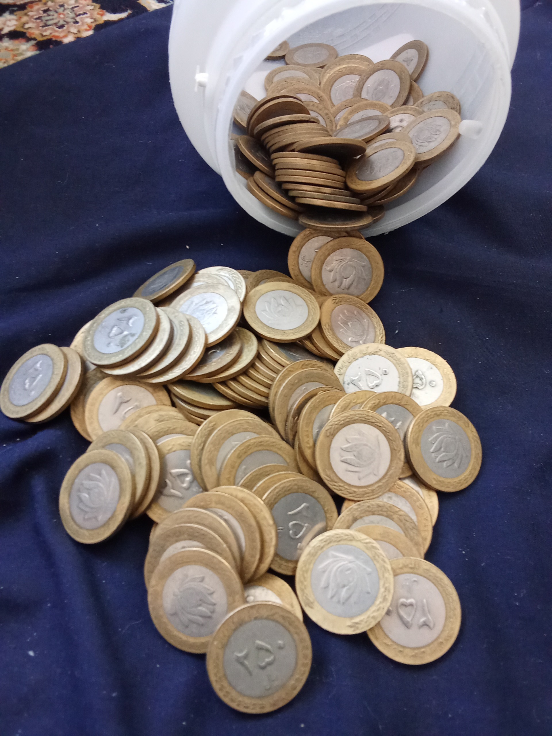 سکه 250 ریال دورنگ 250 عدد